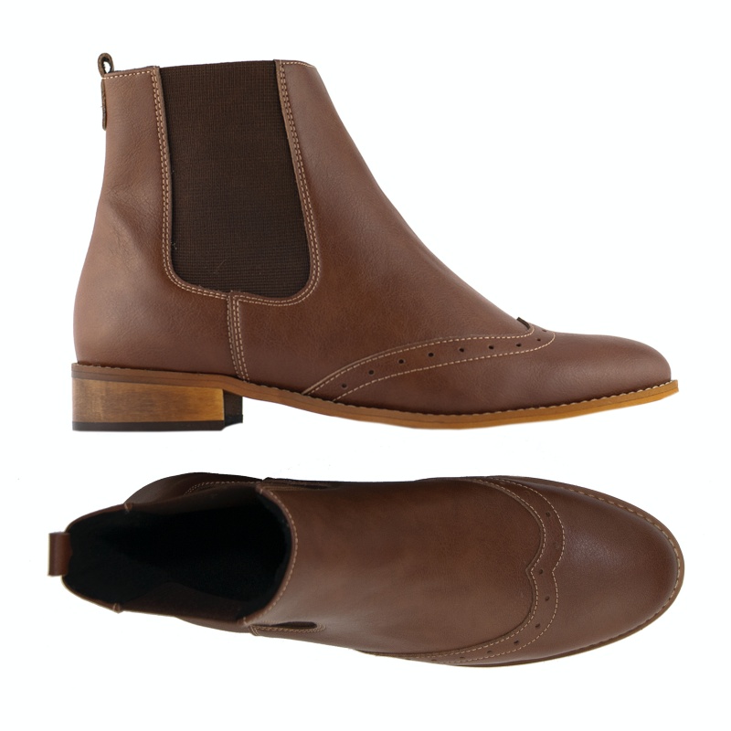 FAIRMA ETHICAL DESIGN womens vegan Boots Pauli Nut Light Brown