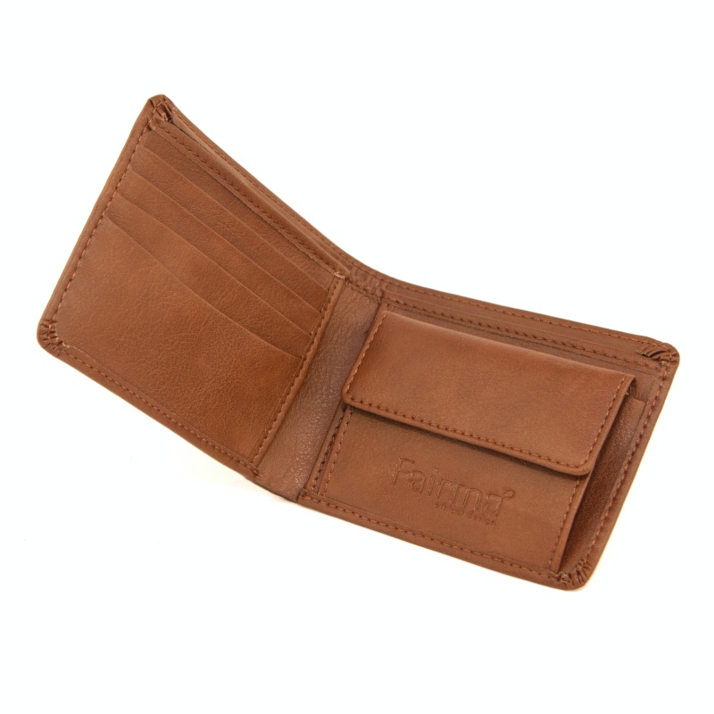 FAIRMA ETHICAL DESIGN Geldbörse Men's Million Nut Hellbraun
