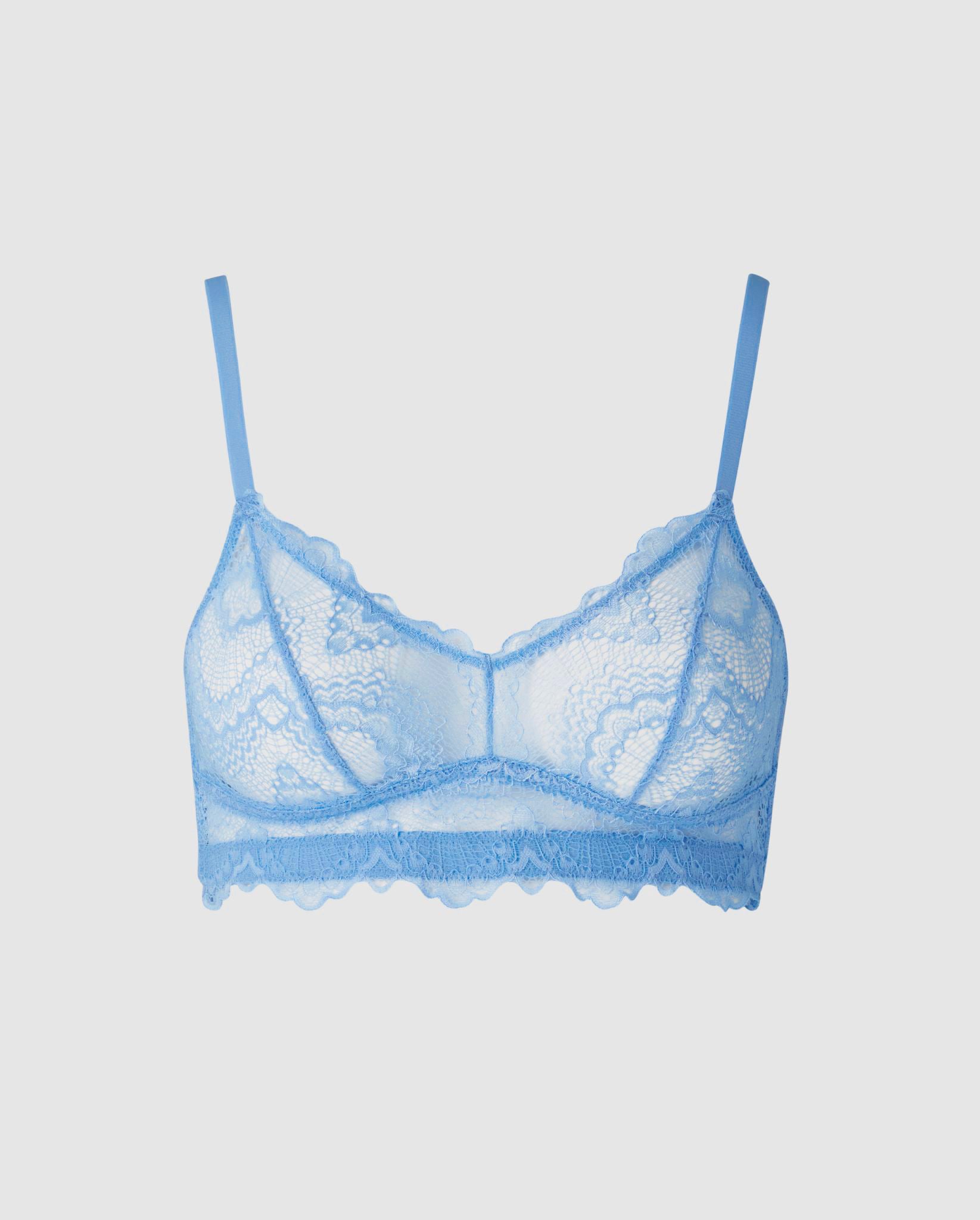 Understatement womens vegan Balconette Light Blue