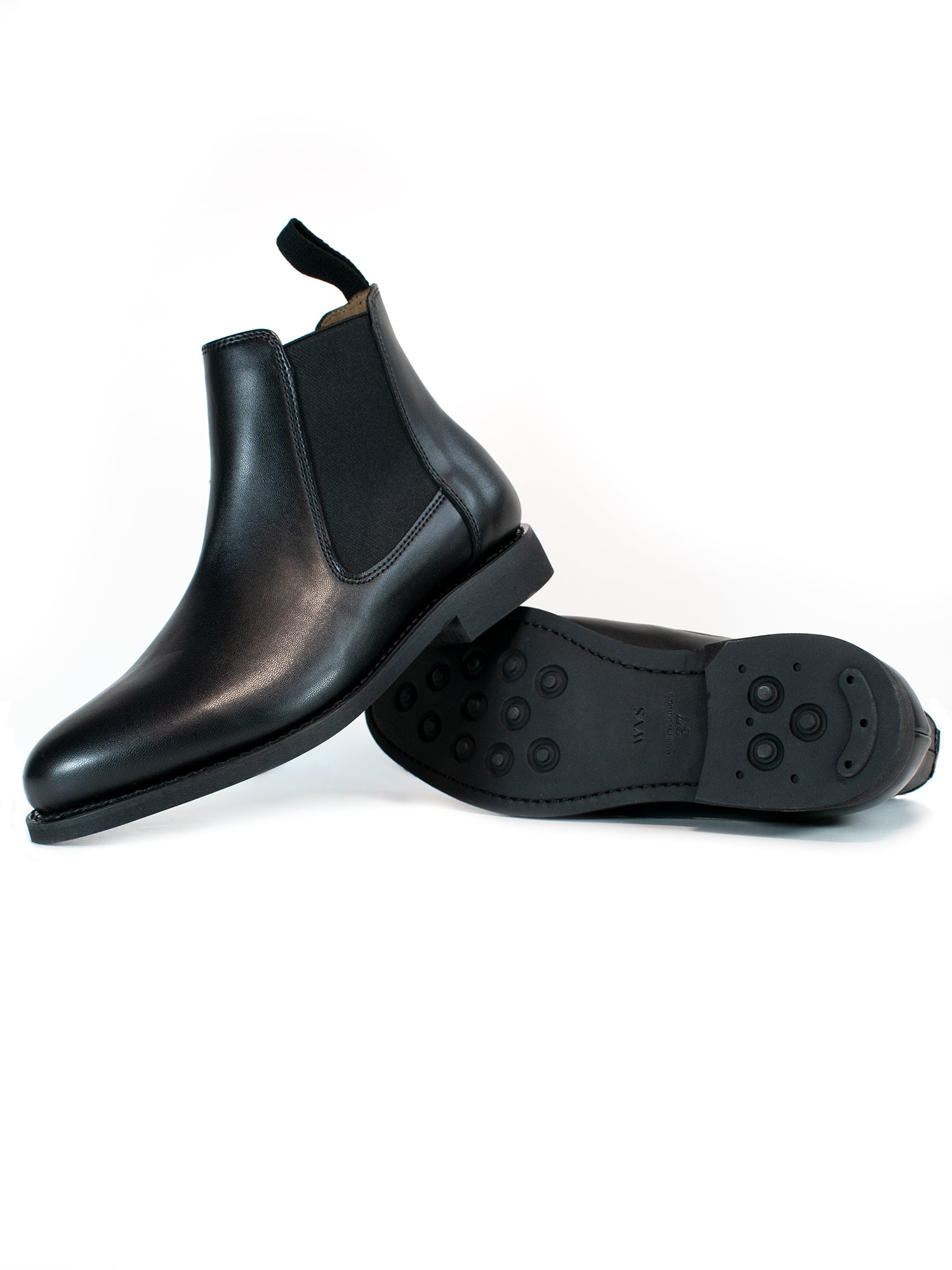 Will's Vegan Store Goodyear Women's Welt Chelsea Boots Black