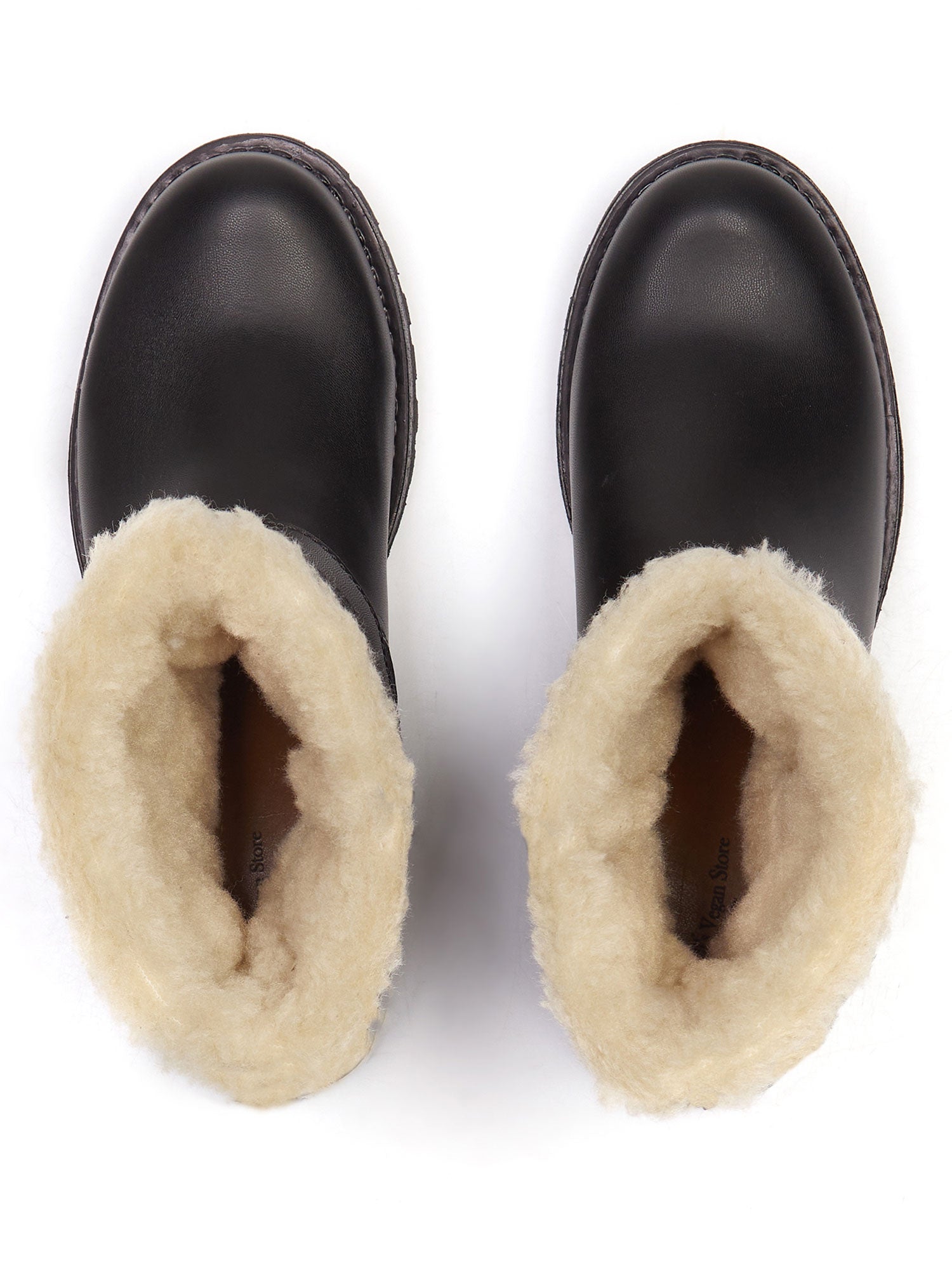 Will's Vegan Store Insulated Women's Biker Boots Black