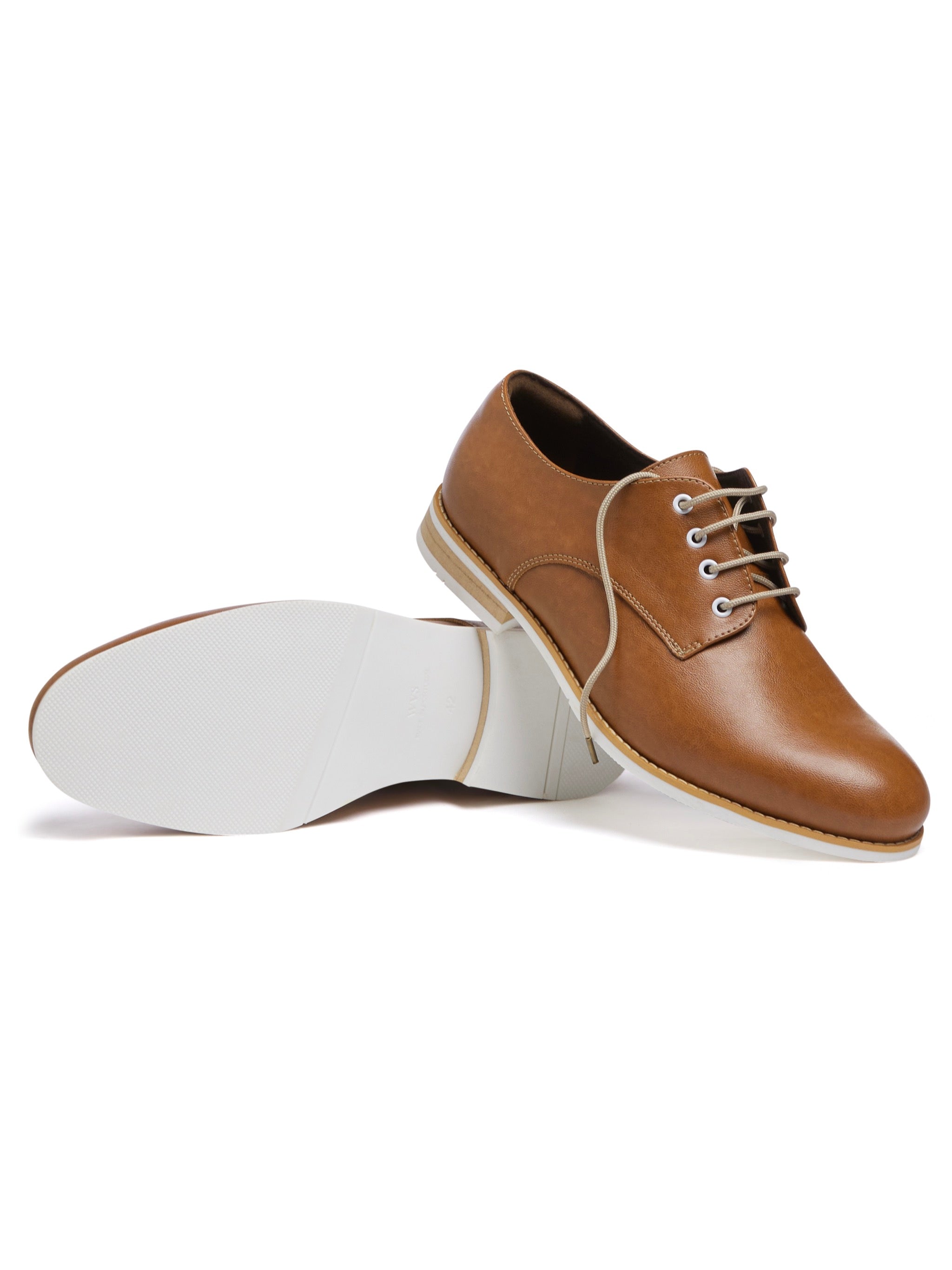 Will's Vegan Store Casual Derbys Tan Brown