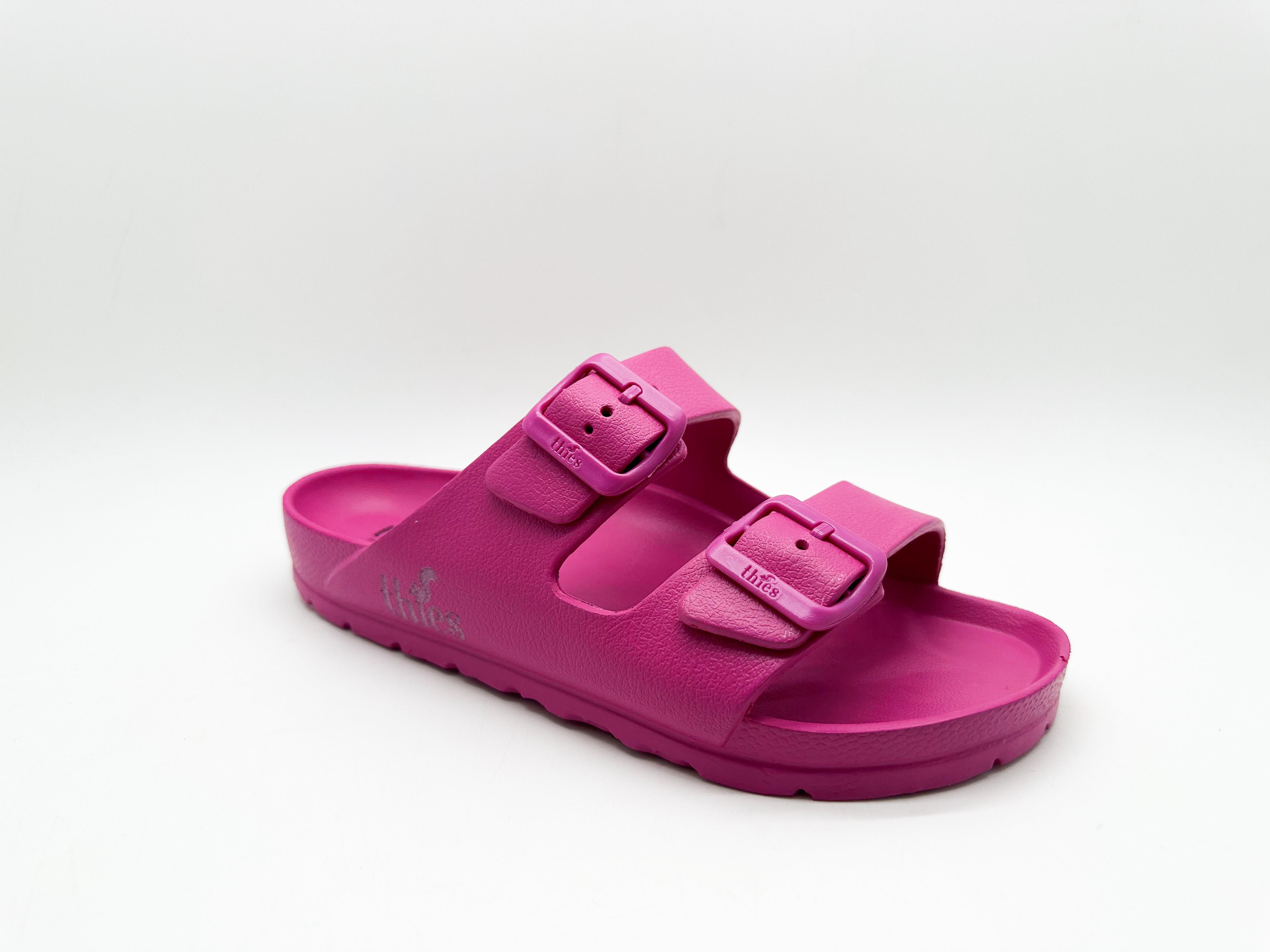 thies womens vegan Sandal Ecofoam Orchid Pink