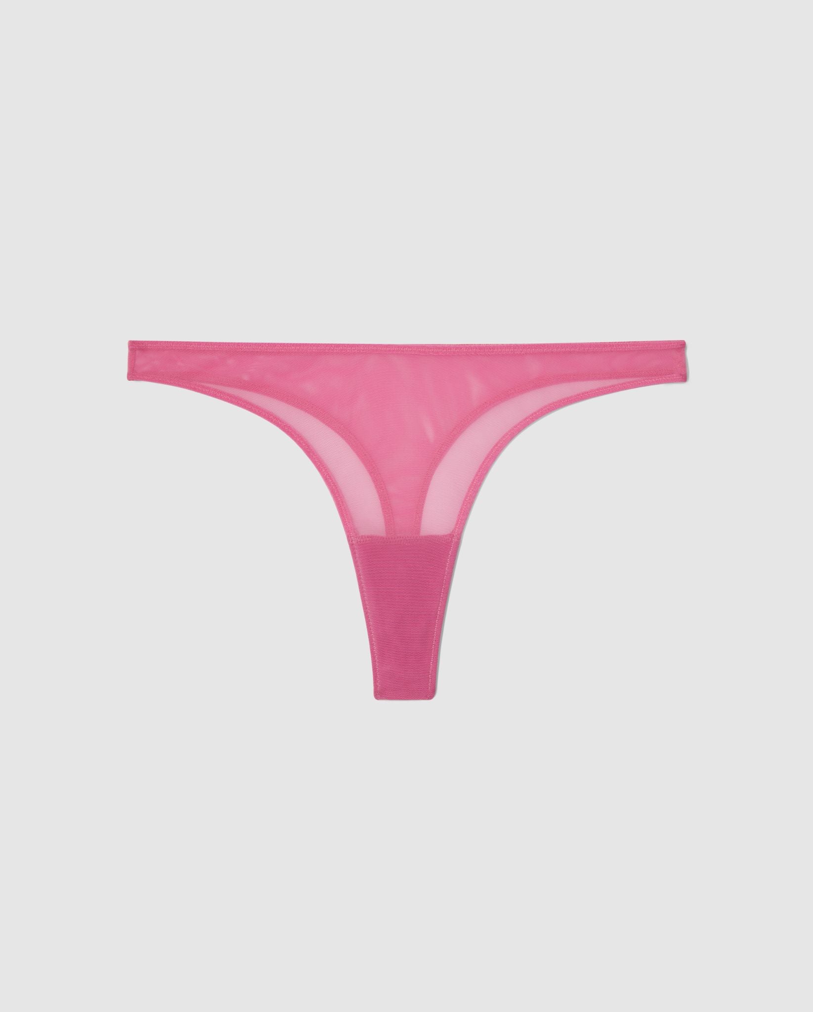 Understatement womens vegan Mesh Thong Candy Pink