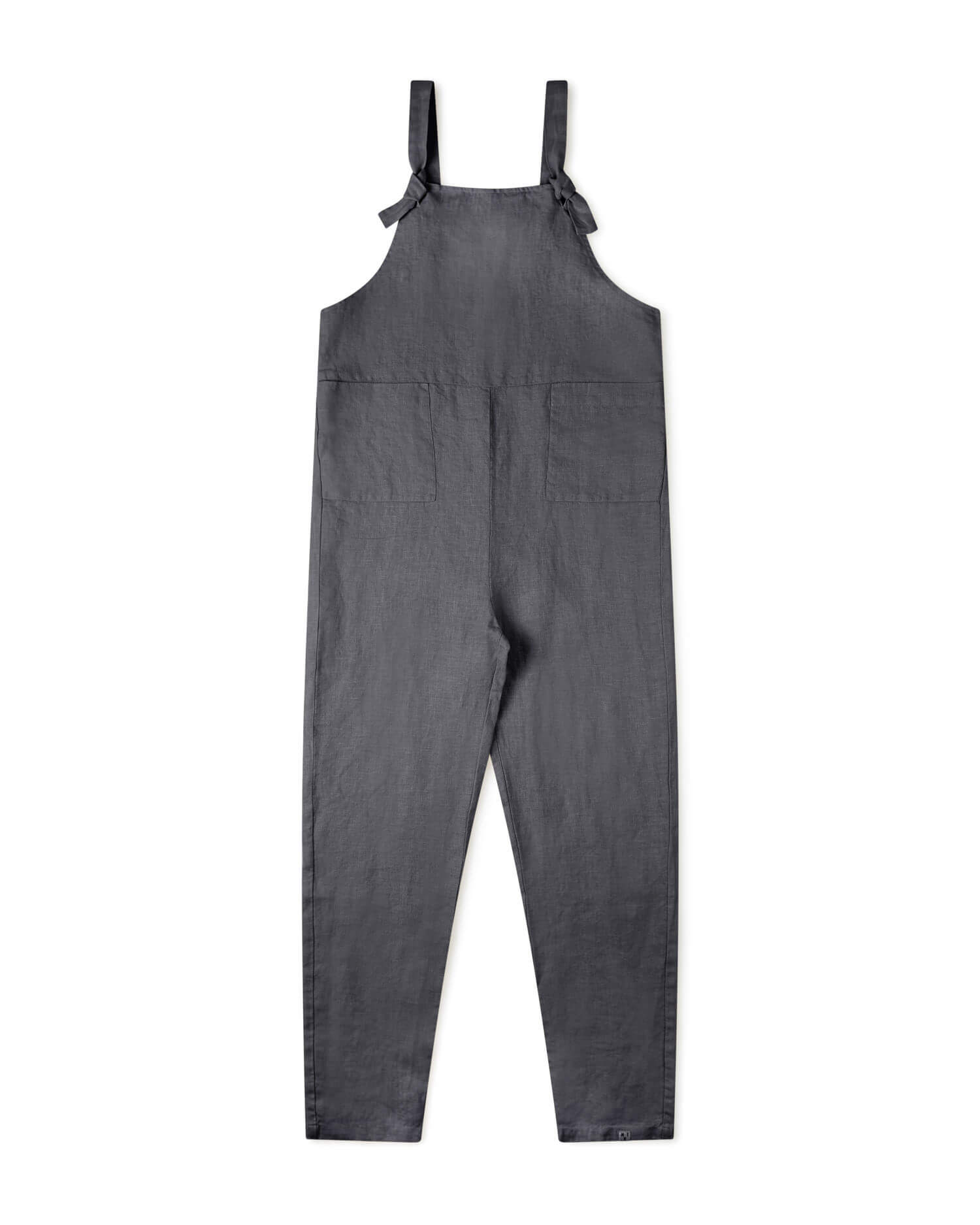 MATONA womens vegan Overall Linen Storm Blue