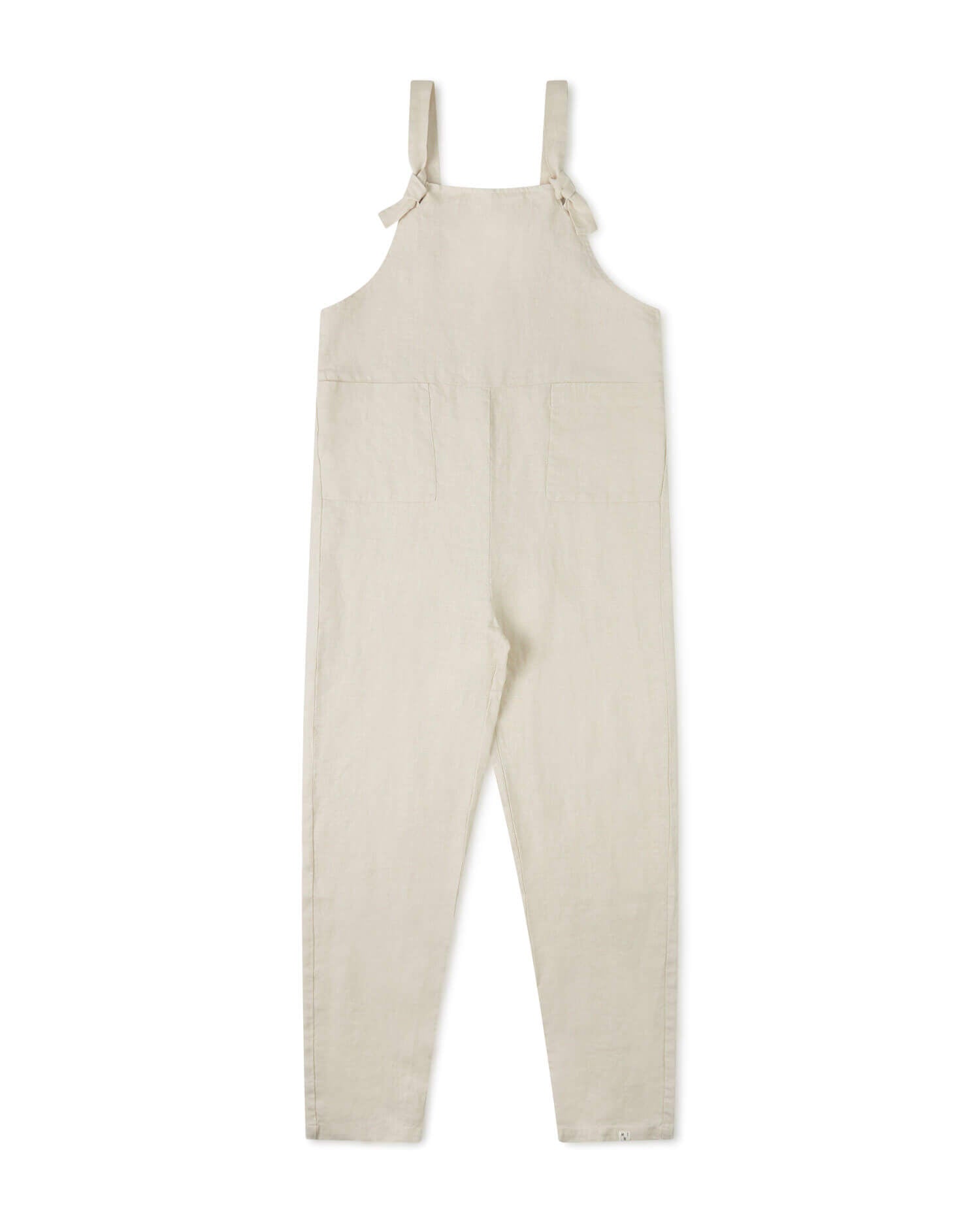 MATONA womens vegan Overall Linen Almond