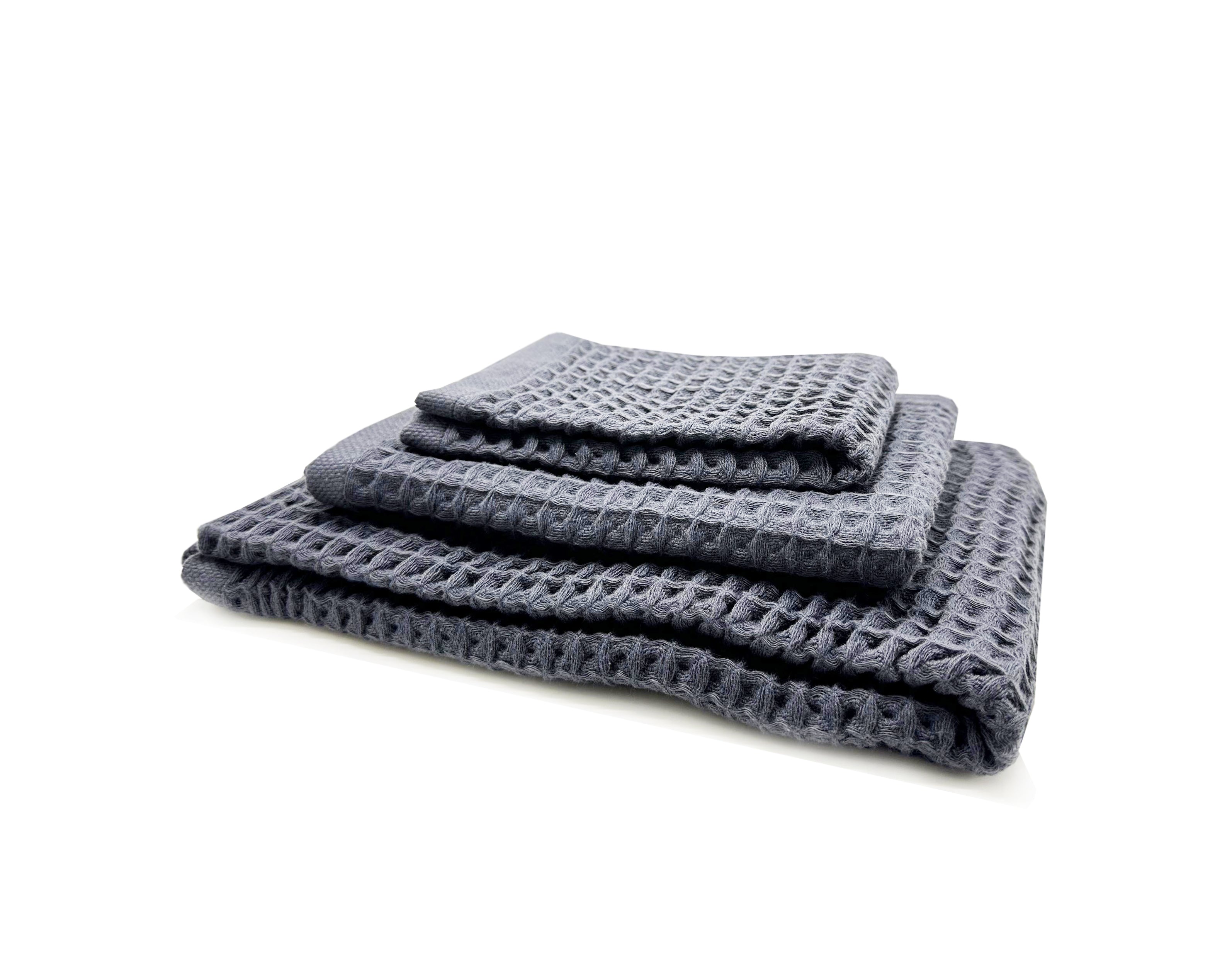 thies Washi Matou Wafelhanddoek Neri Grijs