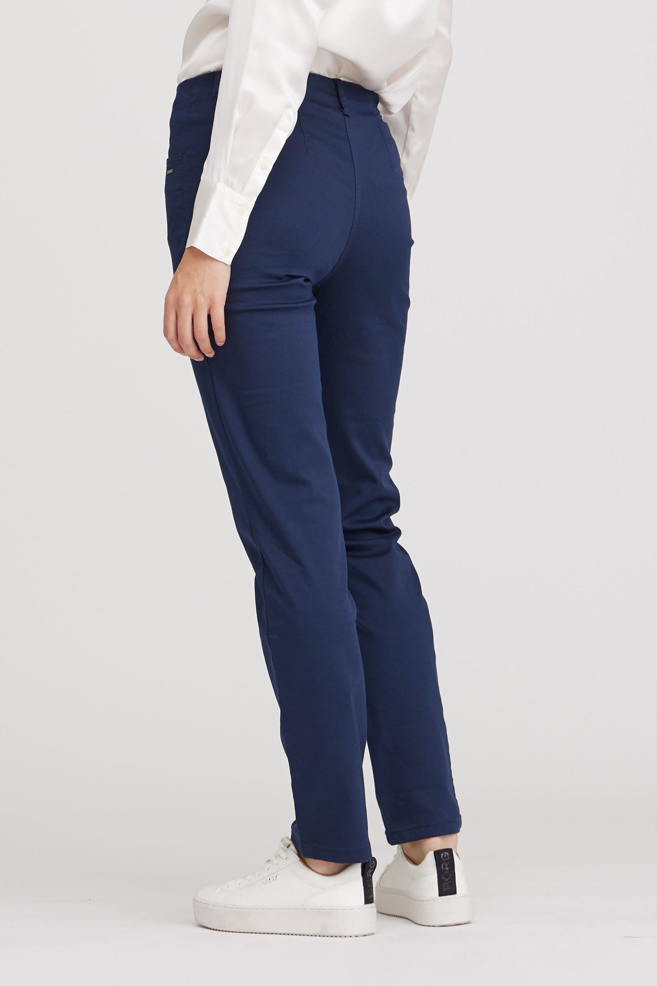 Image of LAURIE dames vegan Broek Kelly Regular Ml Marineblauw