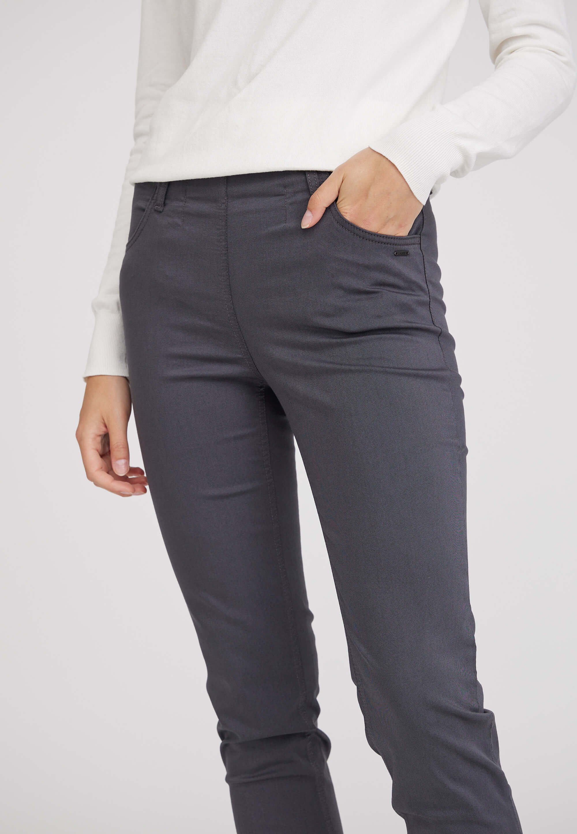 LAURIE womens vegan Pants Kelly Regular Ml Anthracite Grey