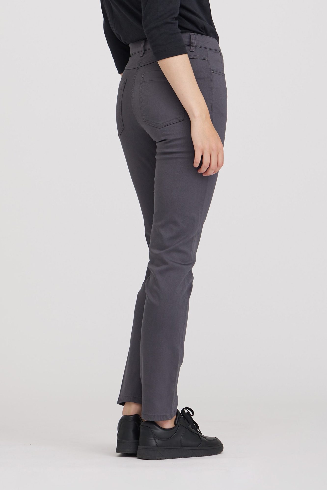 LAURIE womens vegan Pants Charlotte Regular Ml Anthracite Grey