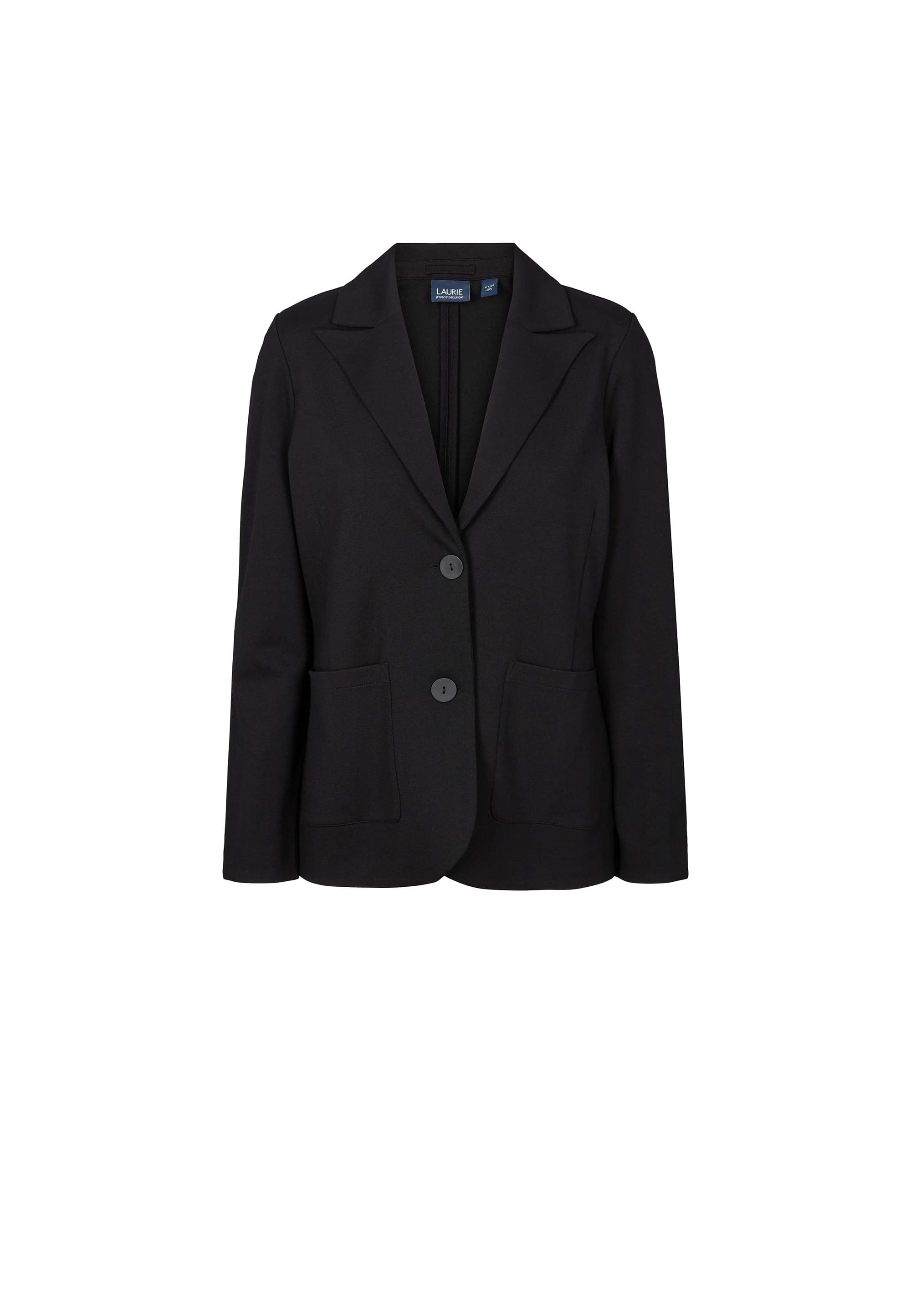 LAURIE womens vegan Britt Blazer 68cm - Black