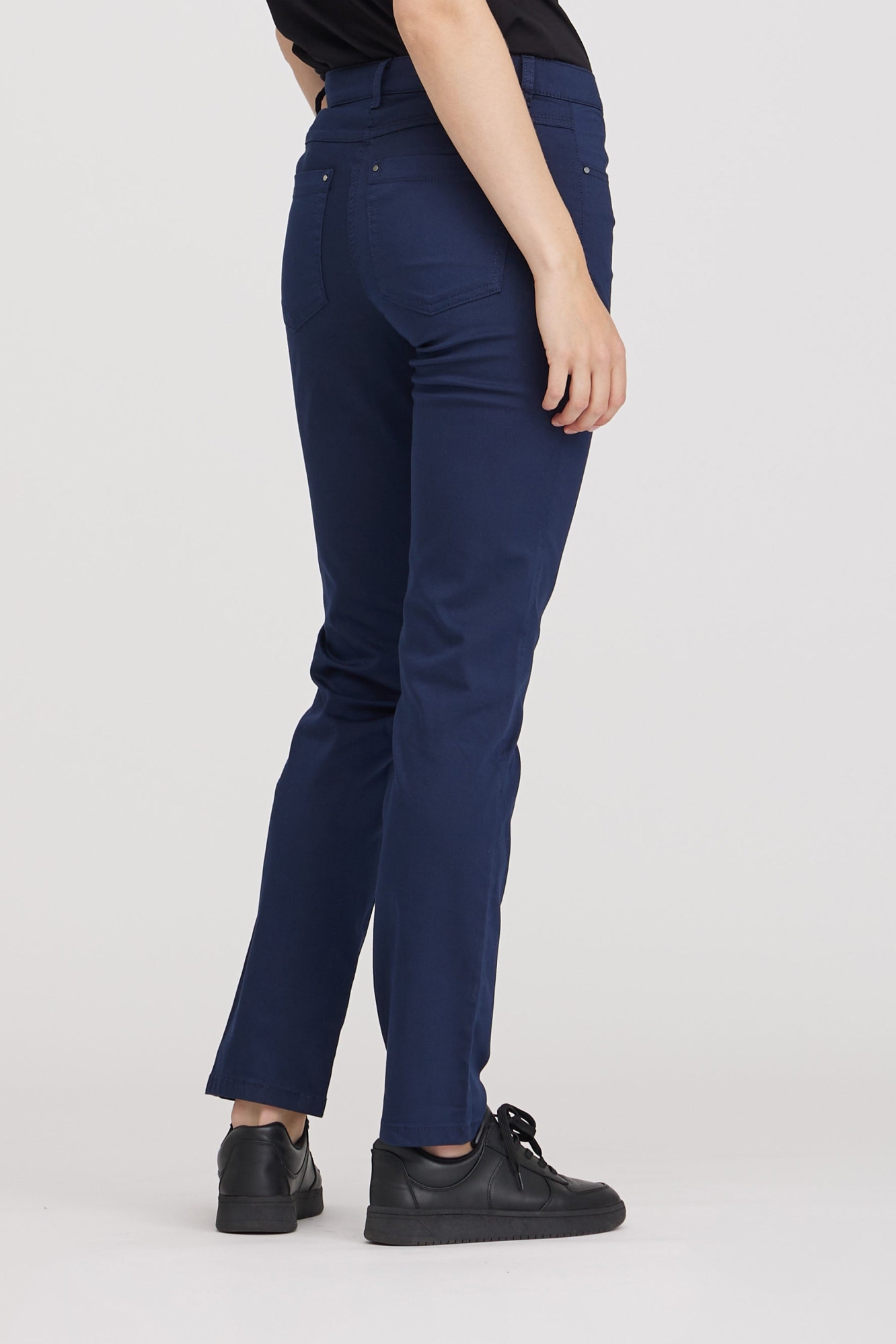 Image of LAURIE dames vegan Broek Charlotte Regular Ml Marineblauw