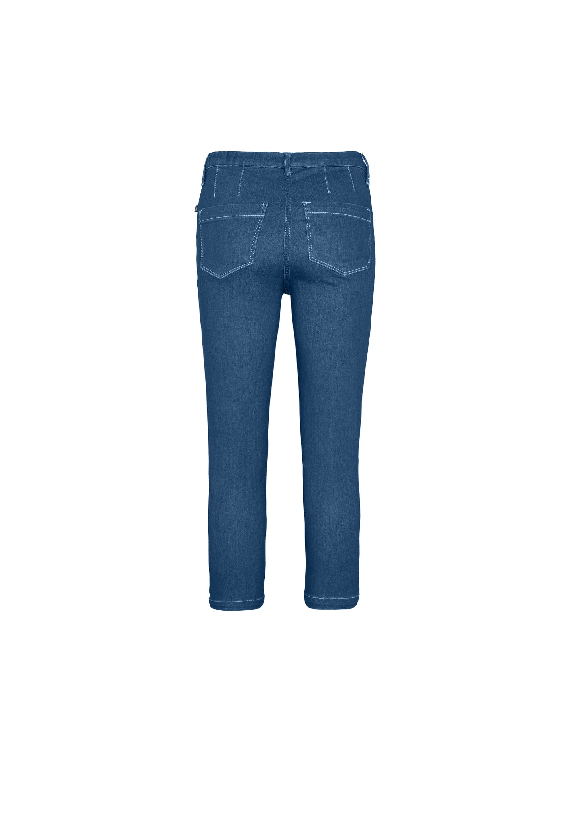 LAURIE womens vegan Jeans Piper Regular Crop Blue Denim