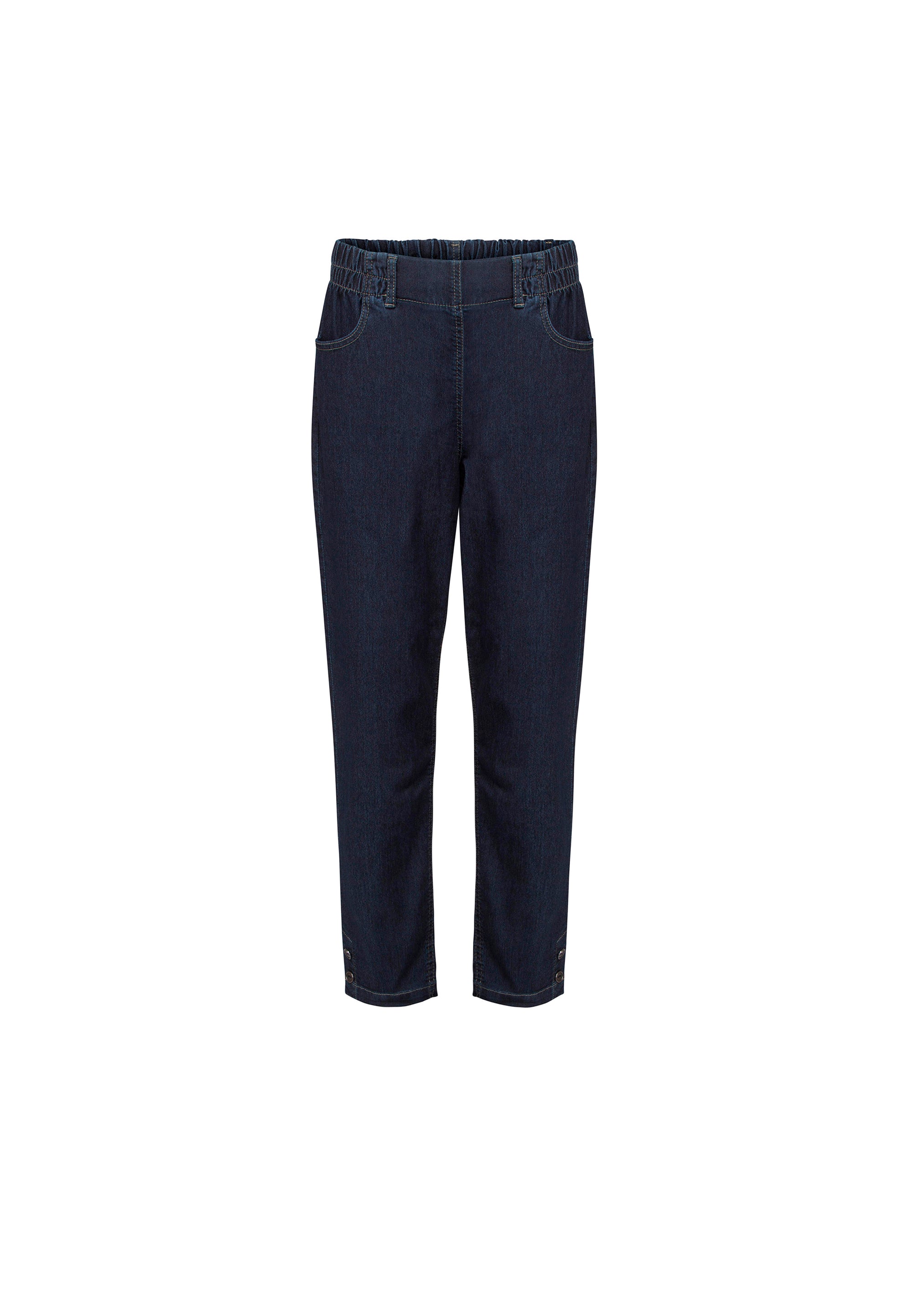 LAURIE womens vegan Ellie Relaxed Sl - Dark Blue Denim