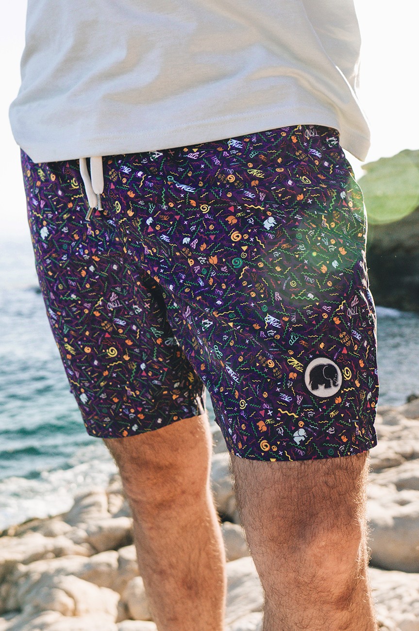 82457 - Herren vegan Badehose Dogtown Lila