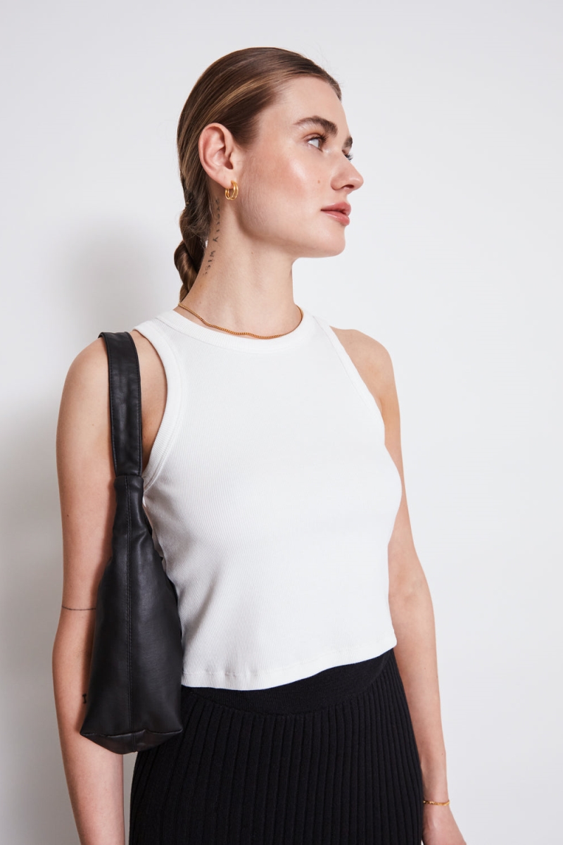 JAN N JUNE JAN 'N JUNE Damen vegan Top Porto WeiÃŸ