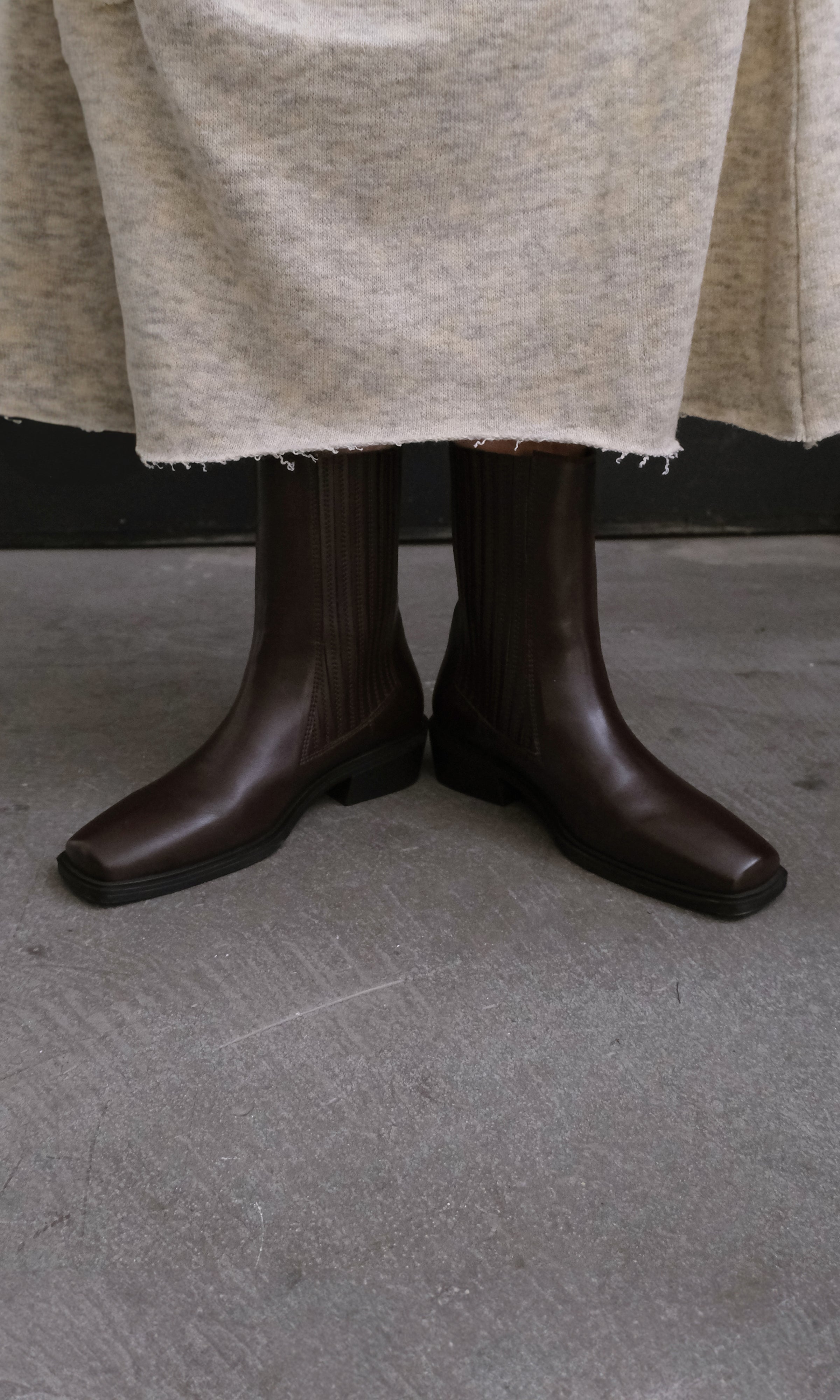 Prev womens vegan Boots Claudio Plus Brownie