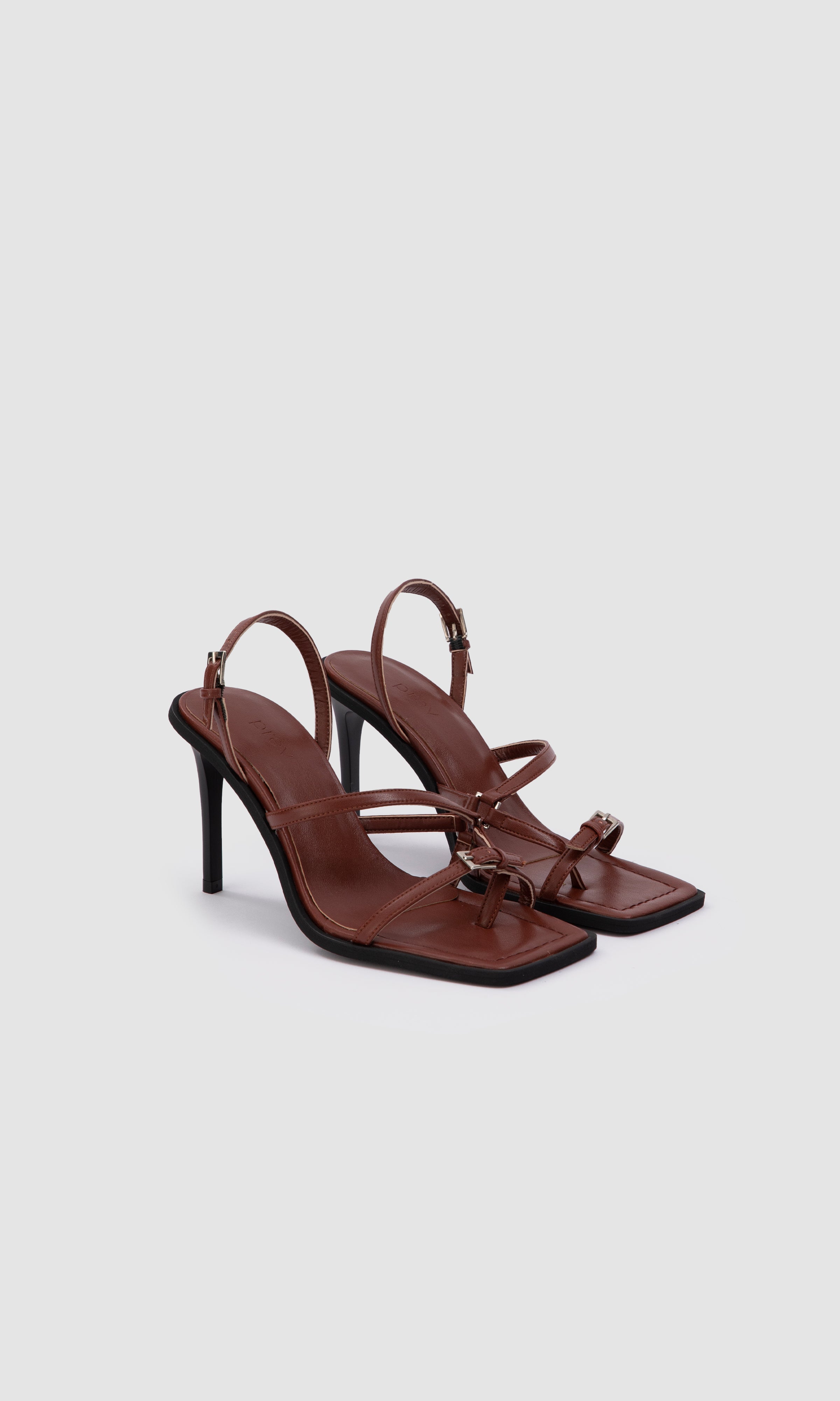 Prev womens vegan Heeled Sandals Vicki Umber