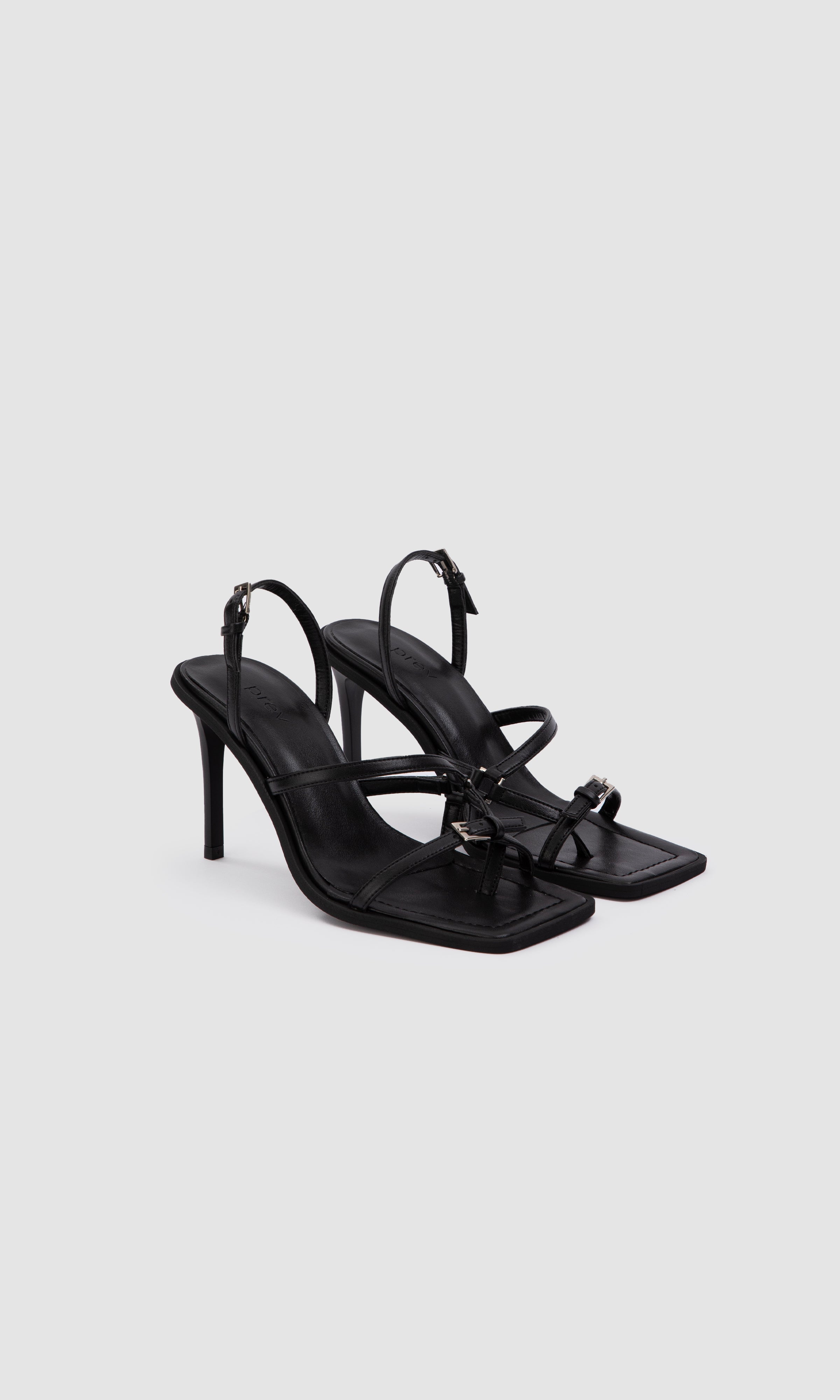 Prev womens vegan Heeled Sandals Vicki Black