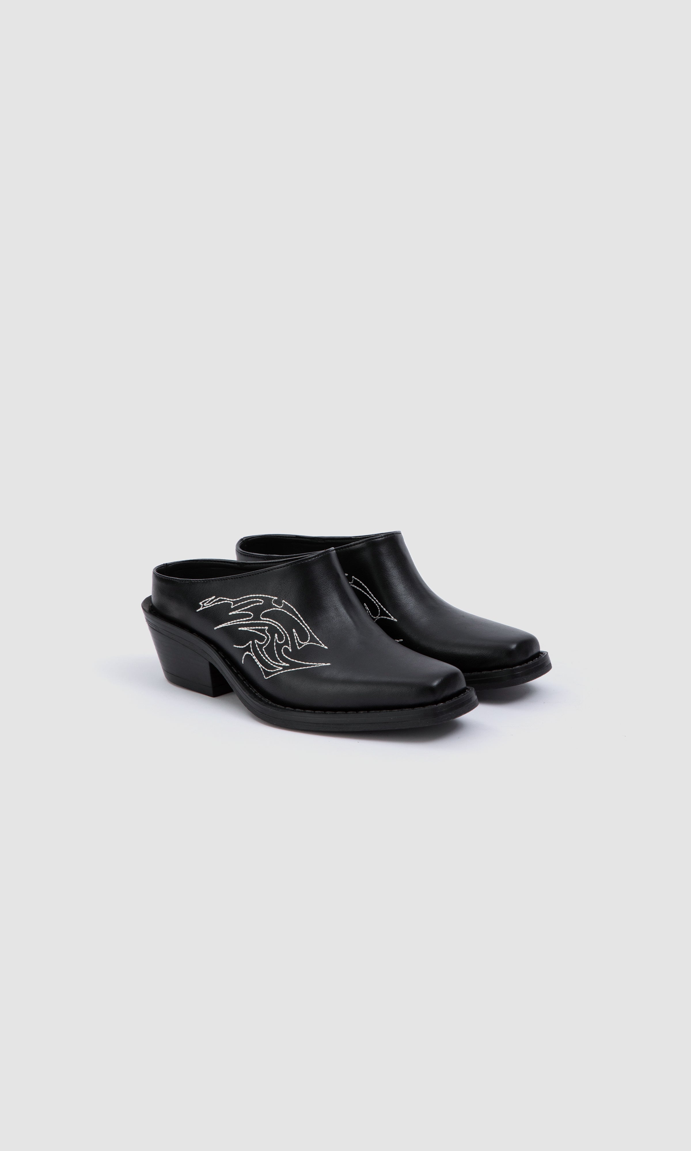 Prev womens vegan Mule Regan Black
