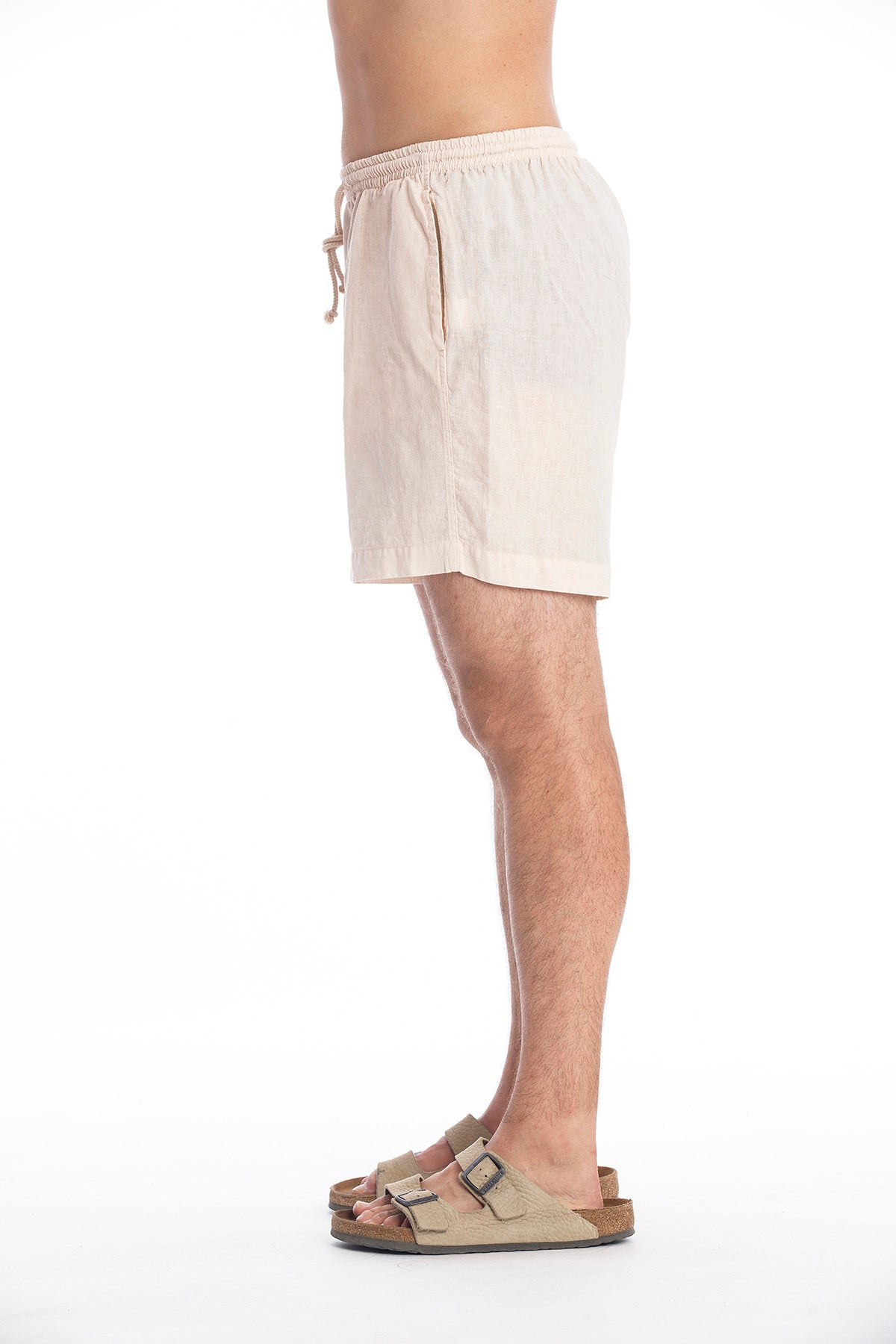 RAVENS VIEW IBIZA men vegan Linen Shorts Tom Sand