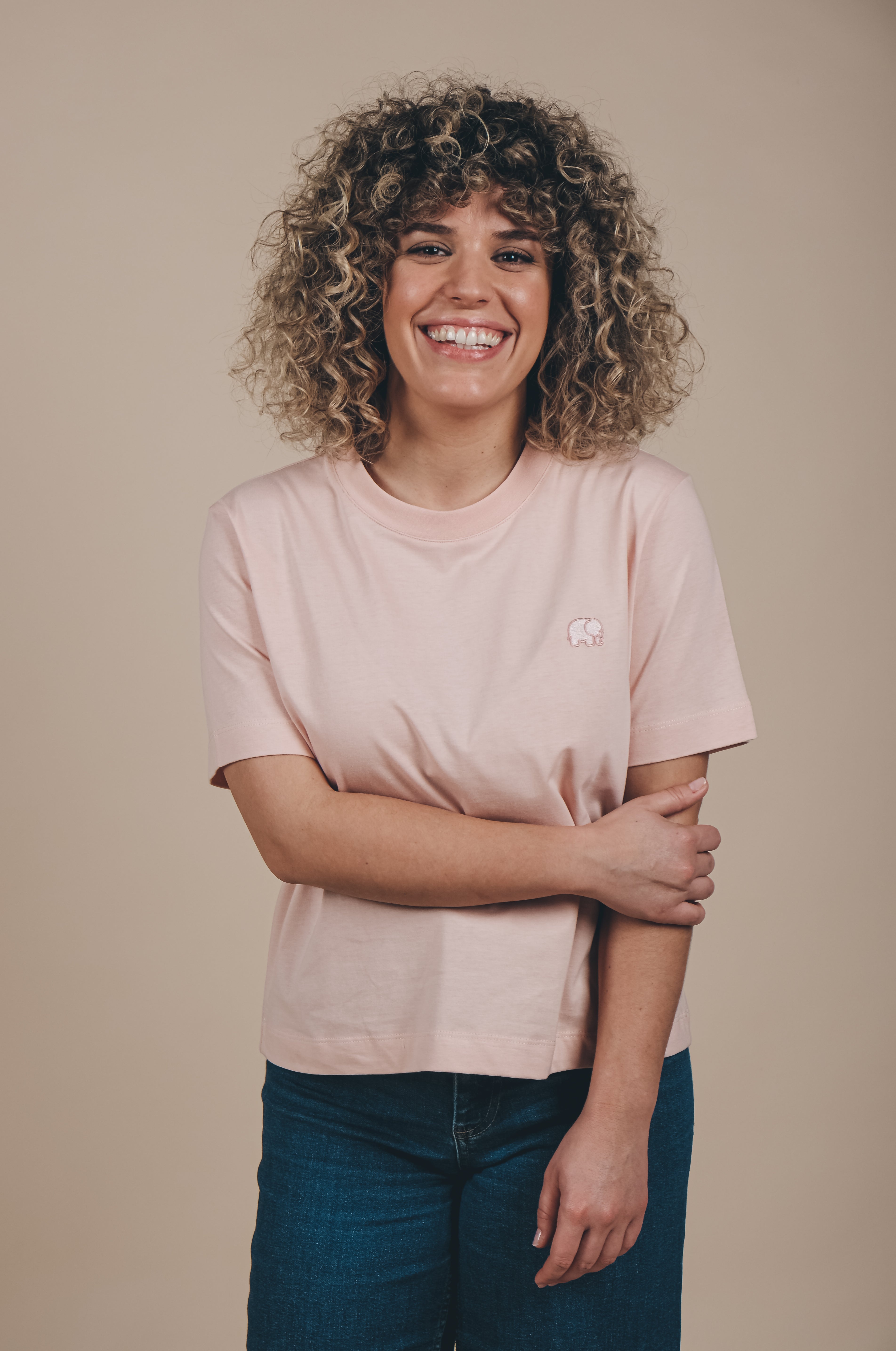 Trendsplant womens vegan T-Shirt Essential Pale Pink