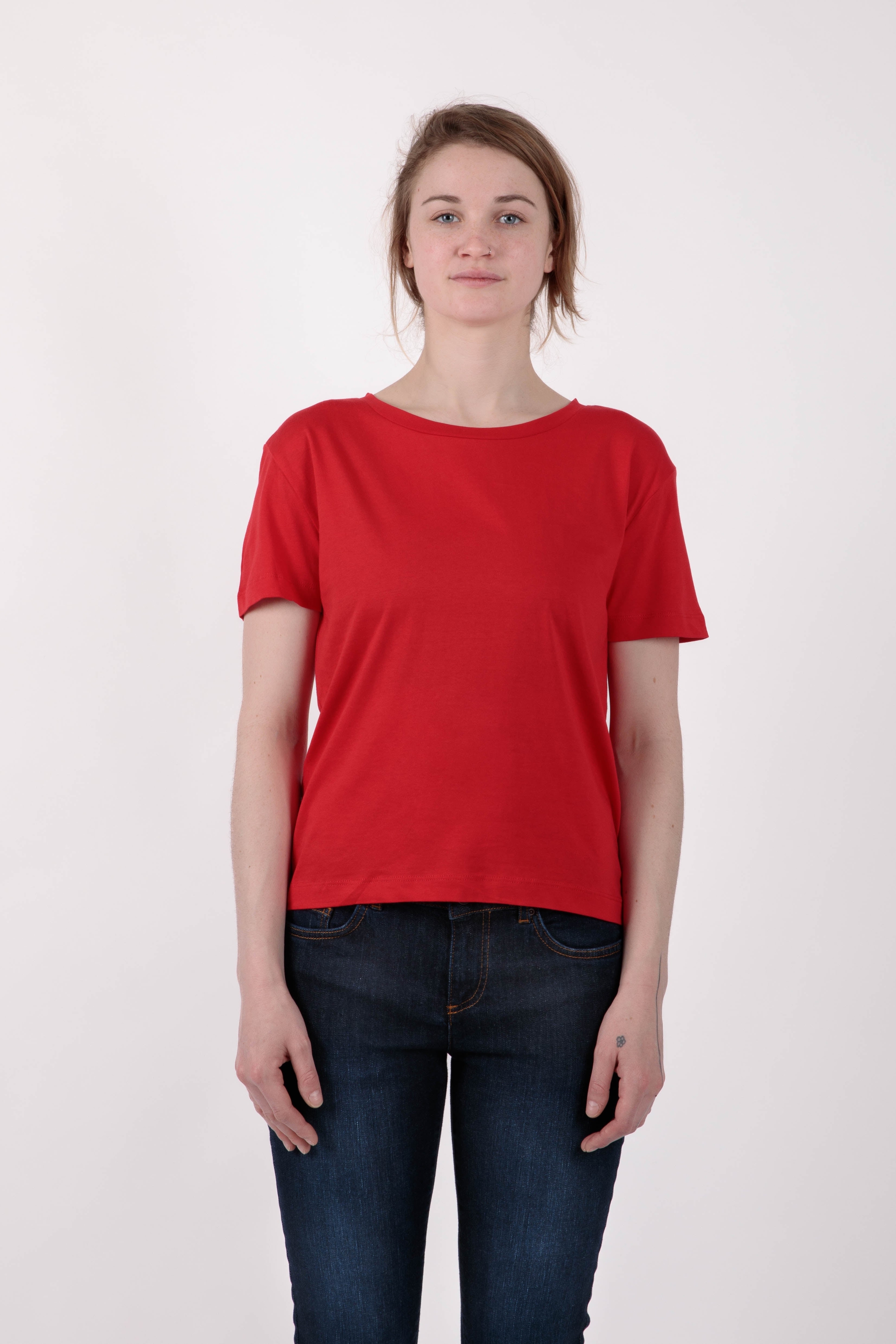 TORLAND womens vegan T-Shirt Serena Red