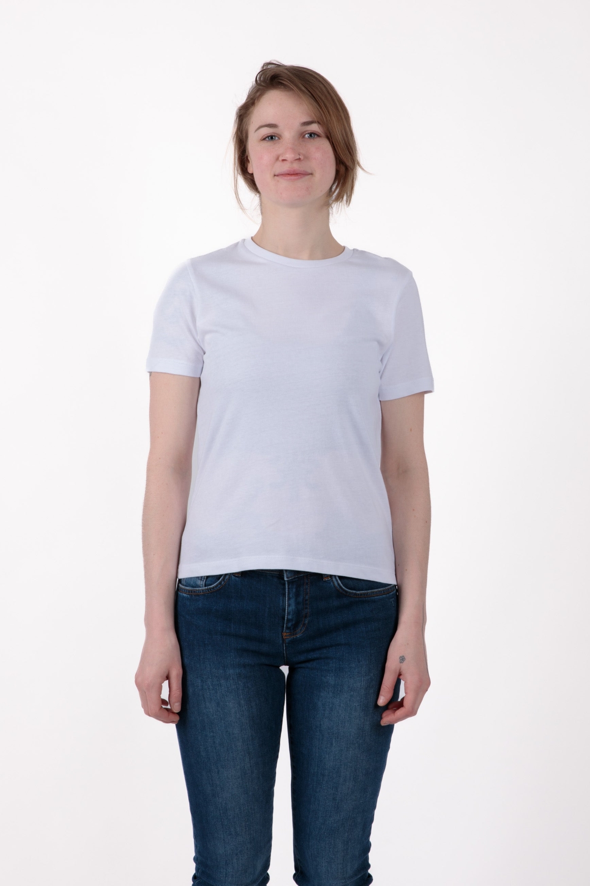 TORLAND womens vegan T-Shirt Ella White