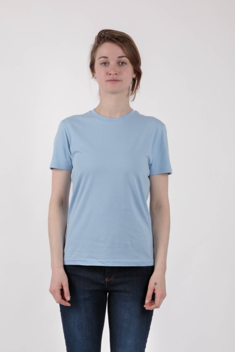 TORLAND men vegan T-Shirt Crafter Unisex Sky Blue