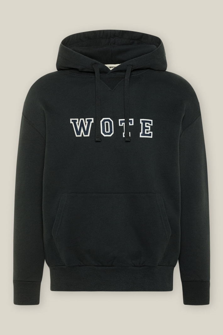 WOTE womens vegan Hoodie Logo Anthracite