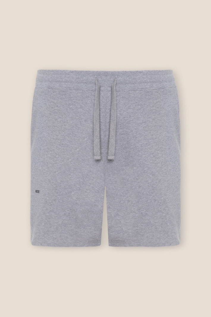 WOTE Herren vegan Sweatshorts Grau-Melange