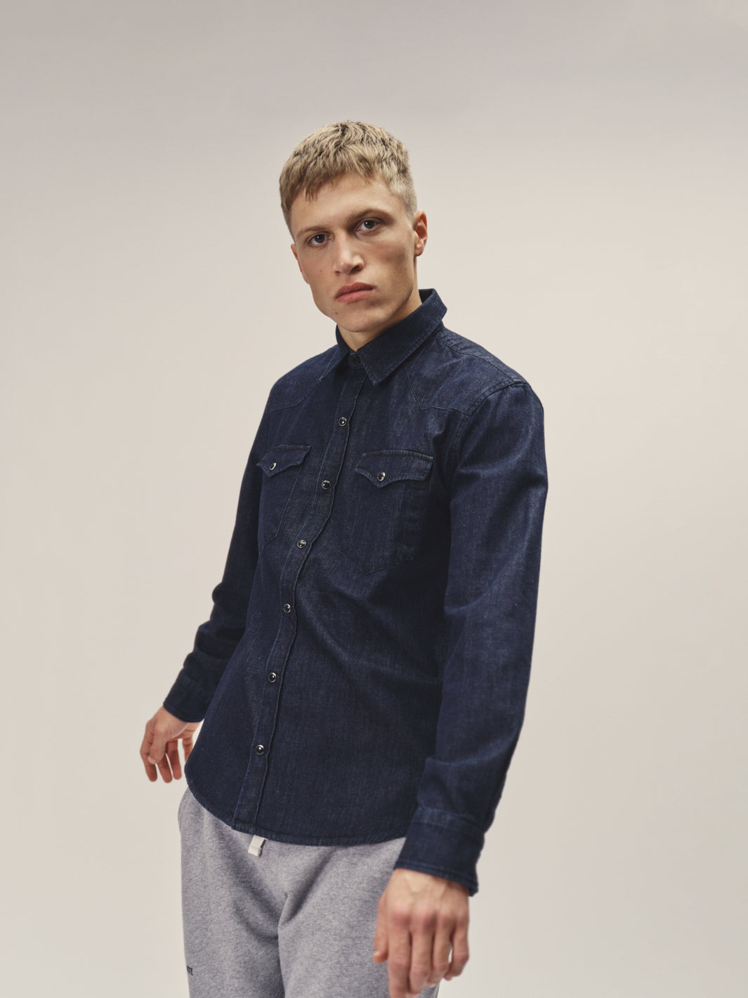 WOTE Denim Shirt Darkindigo