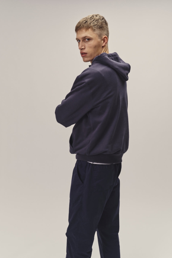 Image of WOTE mannen vegan Hoodiesweater Donkerblauw