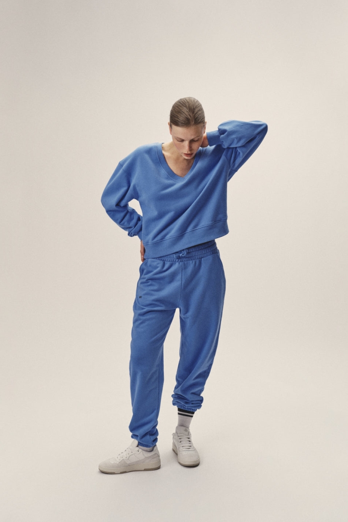 WOTE Damen vegan Sweatpants Blau