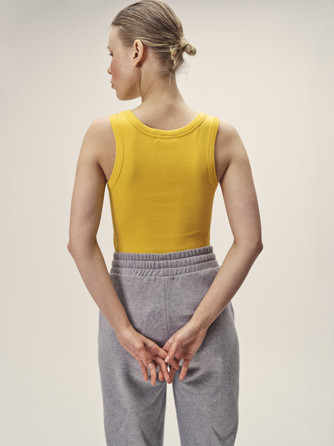 WOTE womens vegan Classic Tank Top Yellow