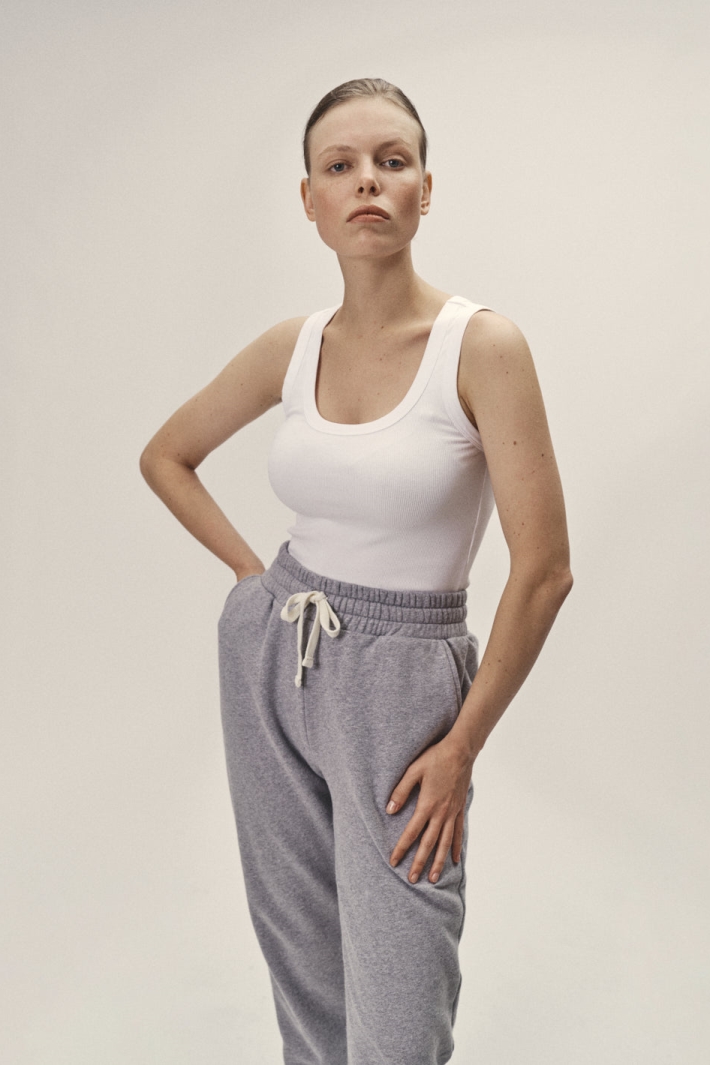 WOTE womens vegan Classic Tank Top White