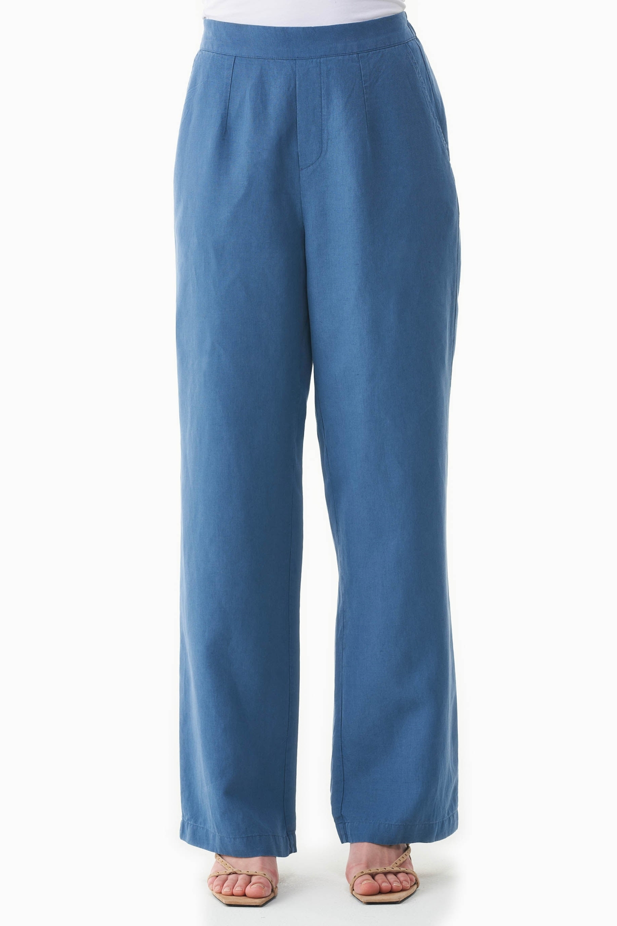 Image of ORGANICATION dames vegan Broek Licht Marine