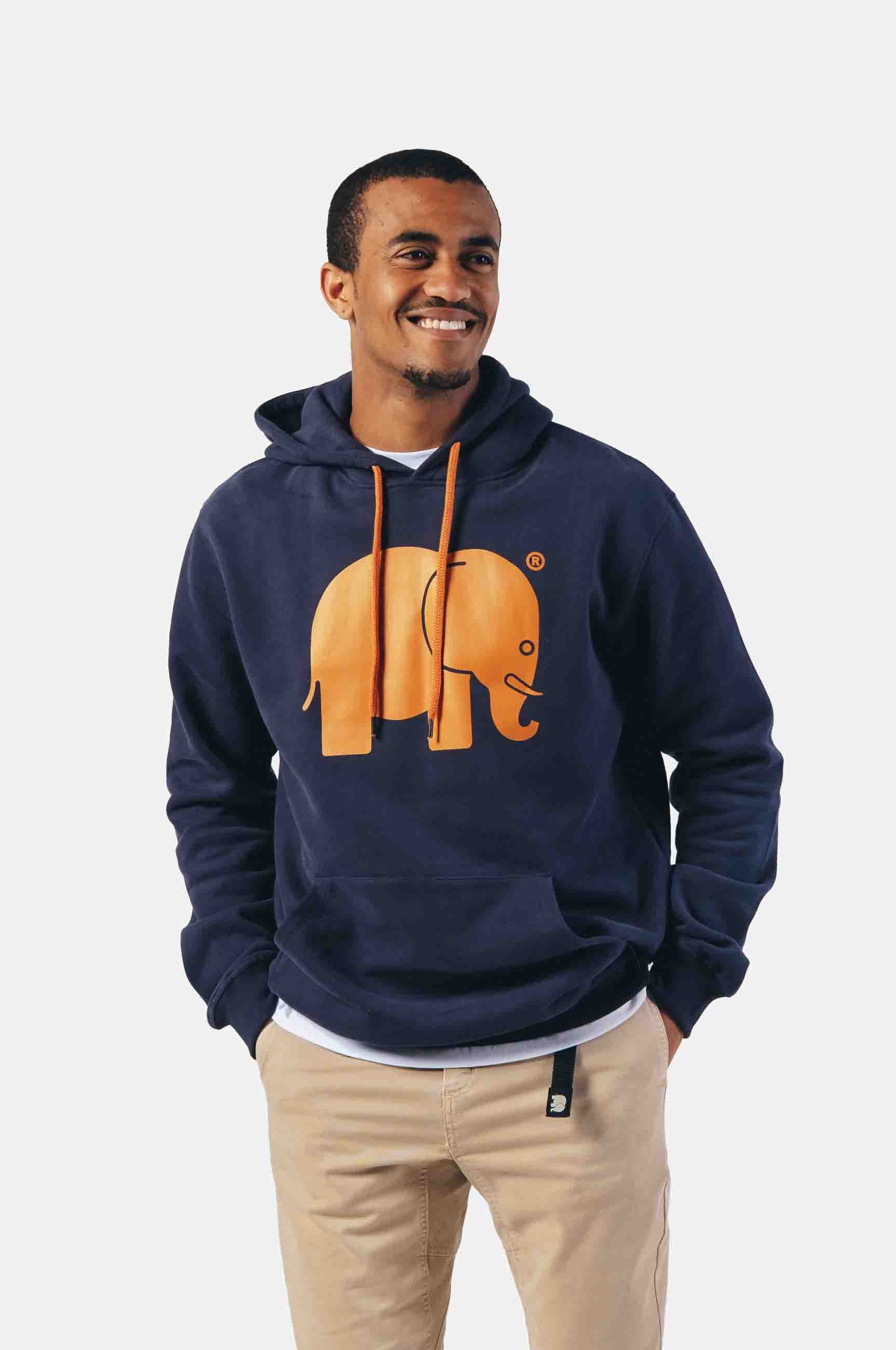Trendsplant Herren vegan Hoodie Klassisch Blau