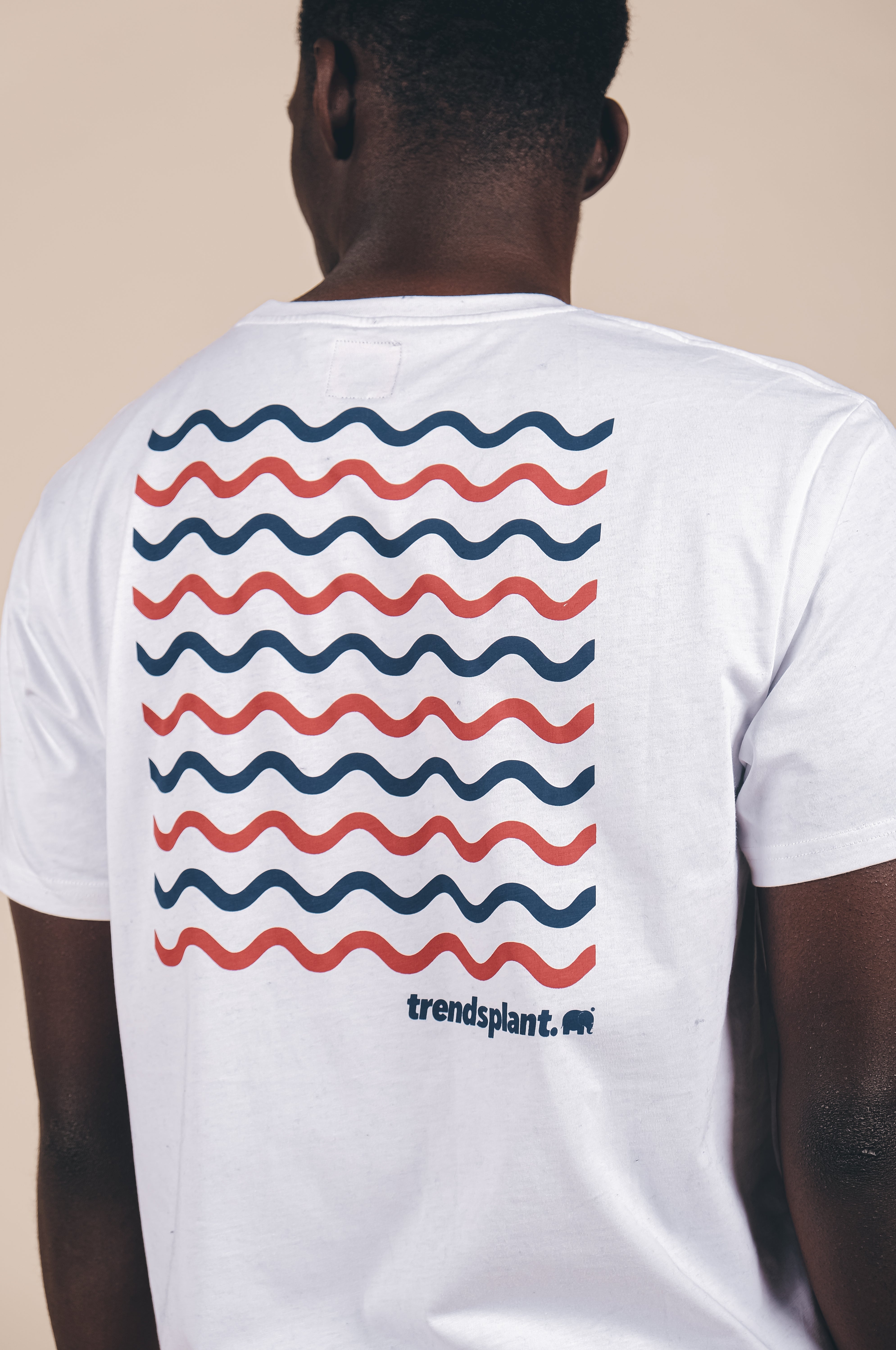 Trendsplant men vegan T-Shirt Explanada White