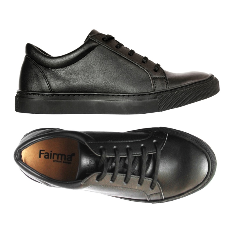 FAIRMA ETHICAL DESIGN men vegan Sneakers Loop Black