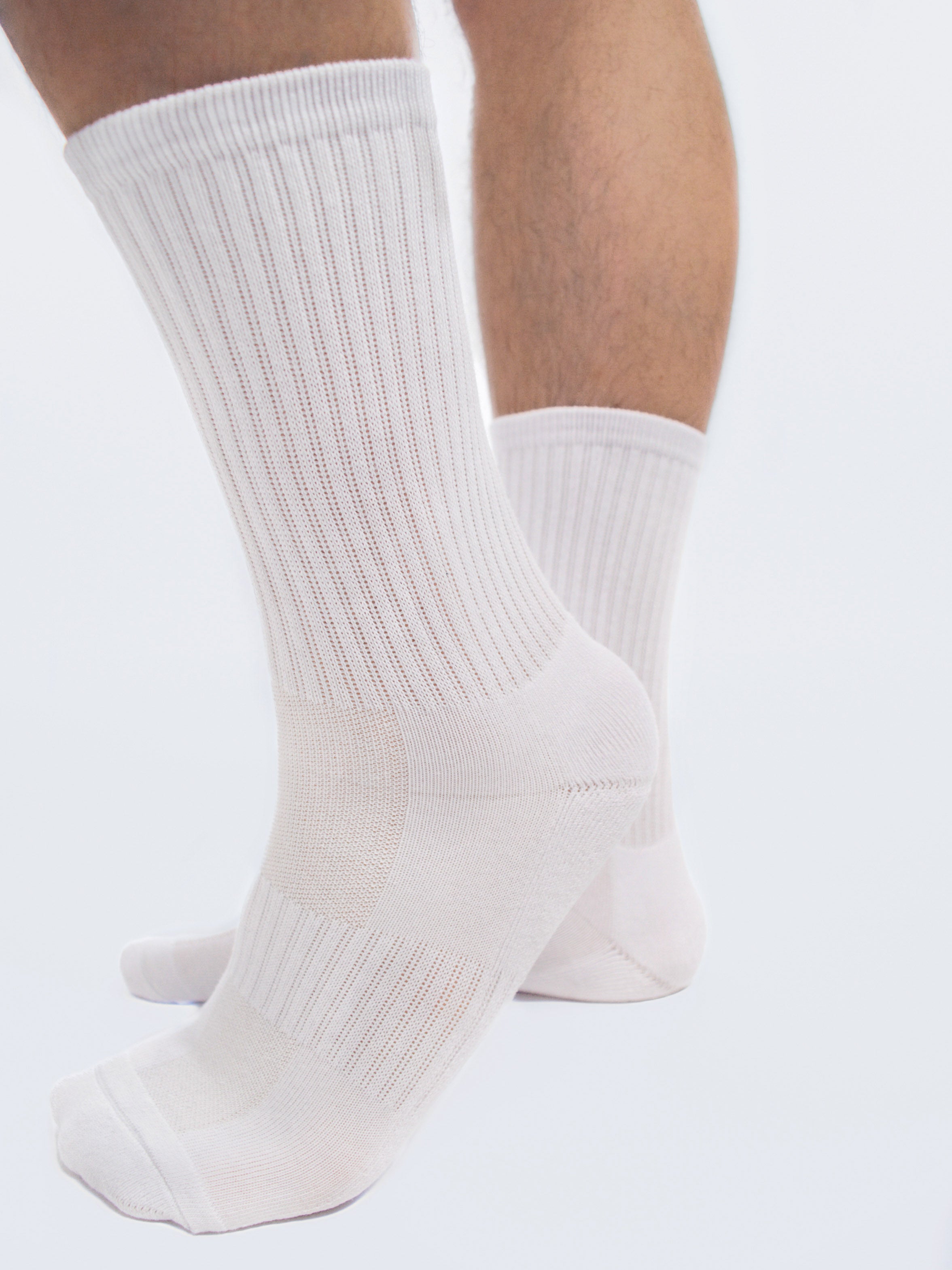 Honest Basics men vegan Multipack 3x Tennis Socks White