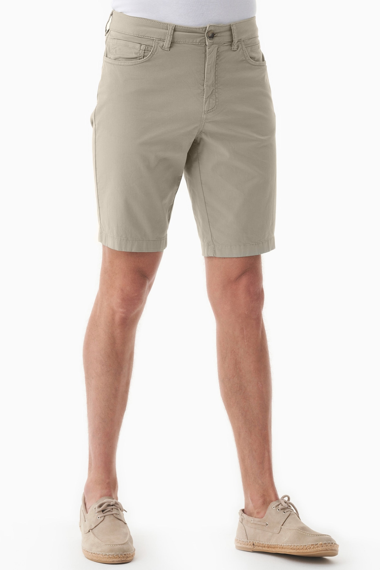 Image of ORGANICATION mannen vegan Shorts Regular-Fit Veren Beige