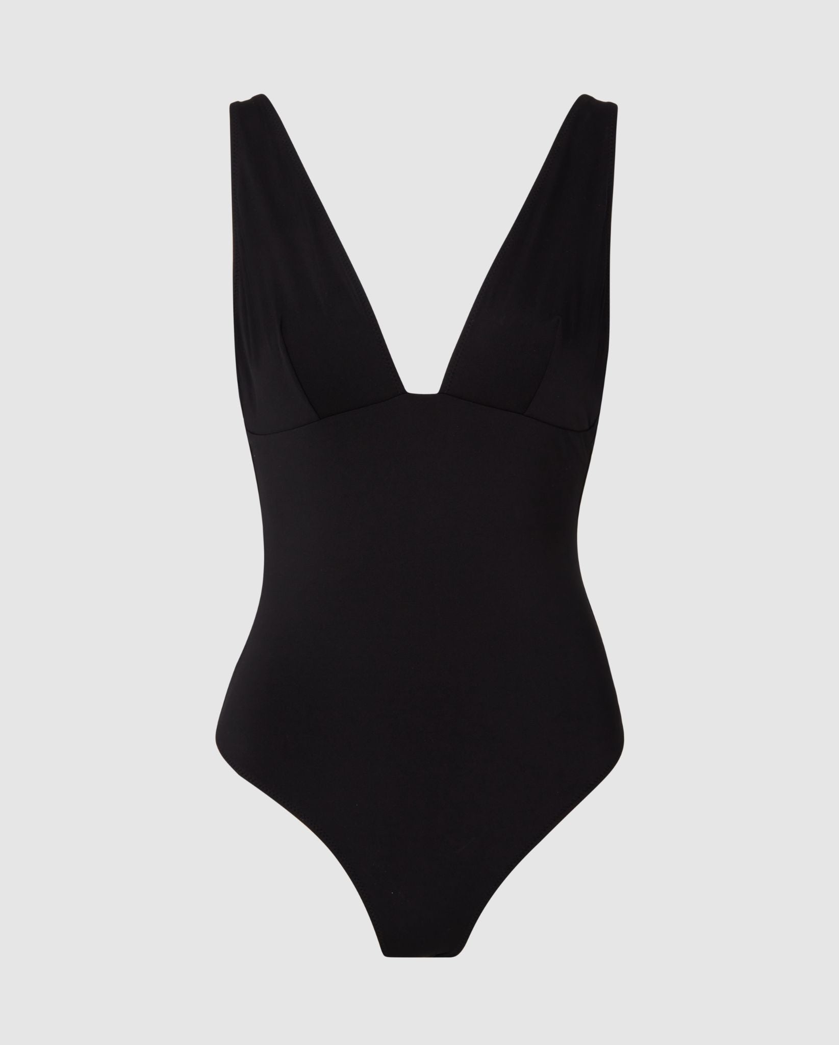 Understatement womens vegan Swimsuit Plunge Black