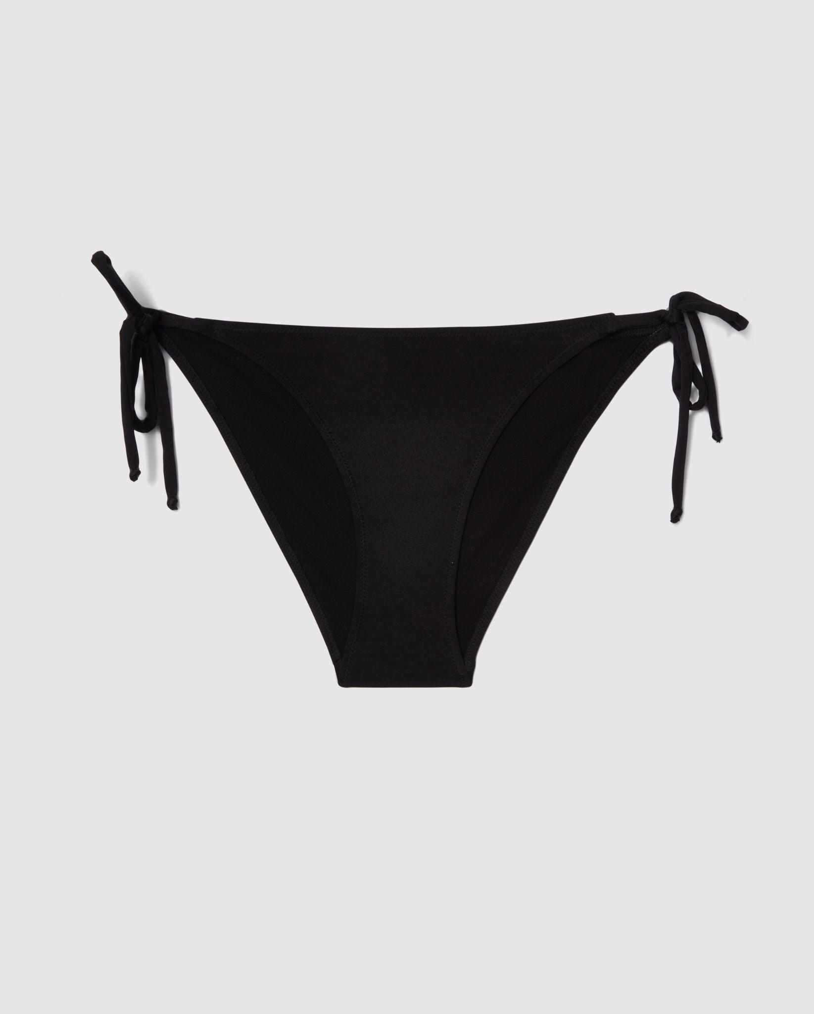 Understatement womens vegan Bikini Briefs Strappy Black