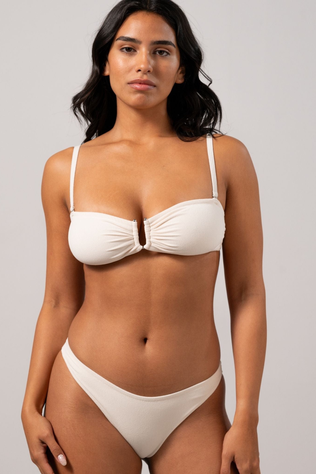 Image of Understatement dames vegan Bikinitopje Bandeau Crème