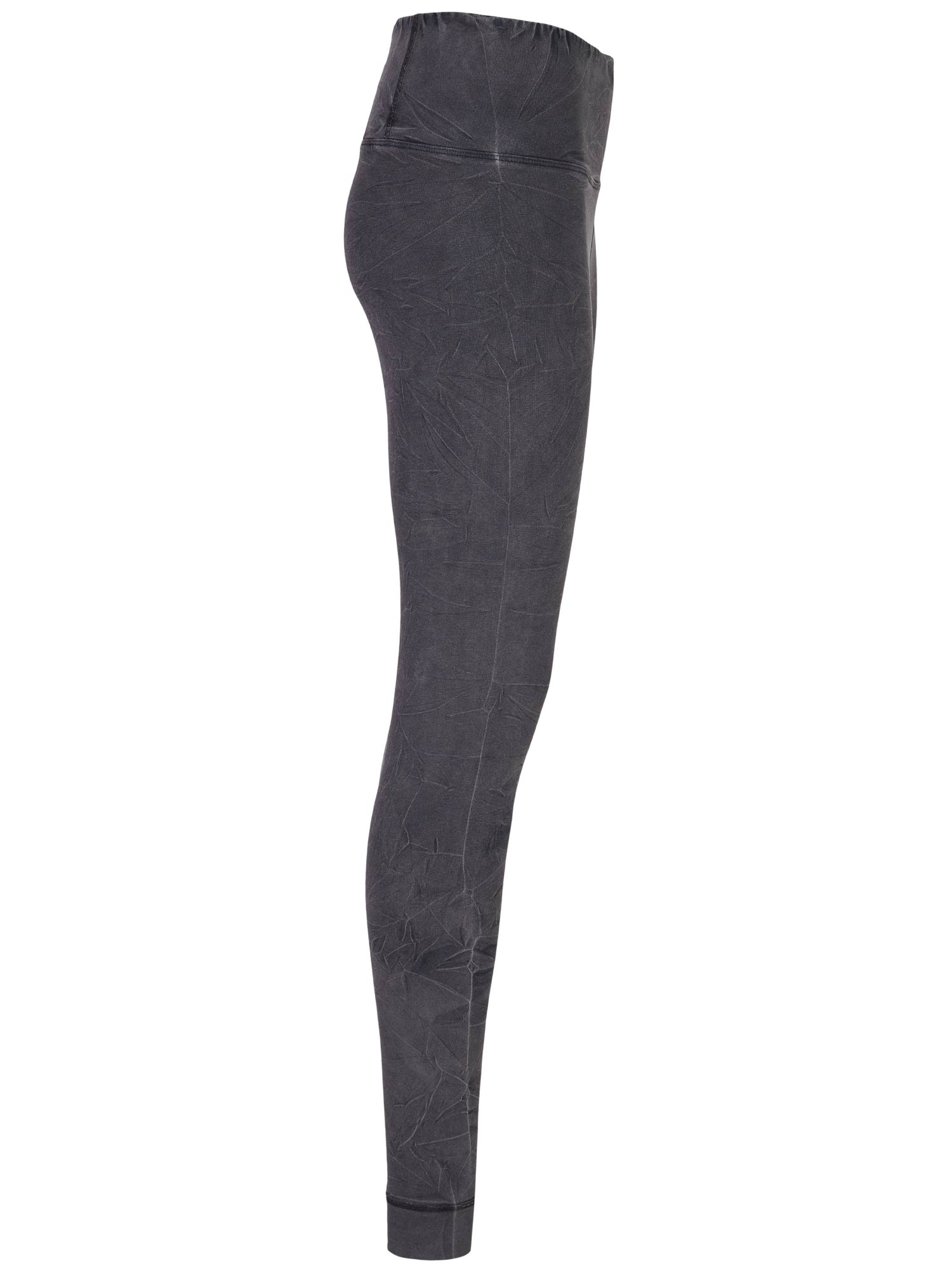 nice to meet me womens vegan Legging Essential Tie Dye Gray