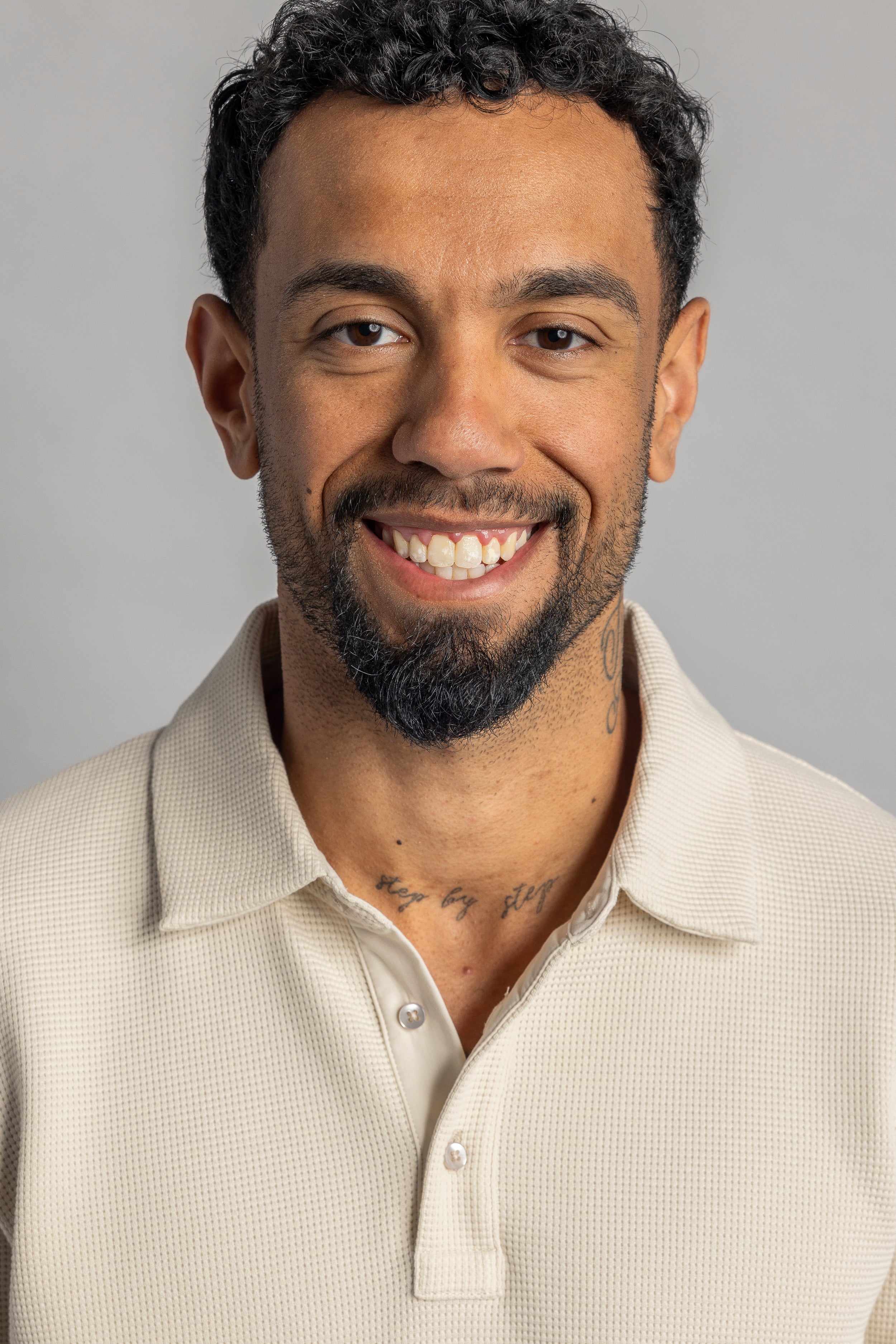 DIRTS men vegan Poloshirt Waffle PiquÃ© Oat Milk