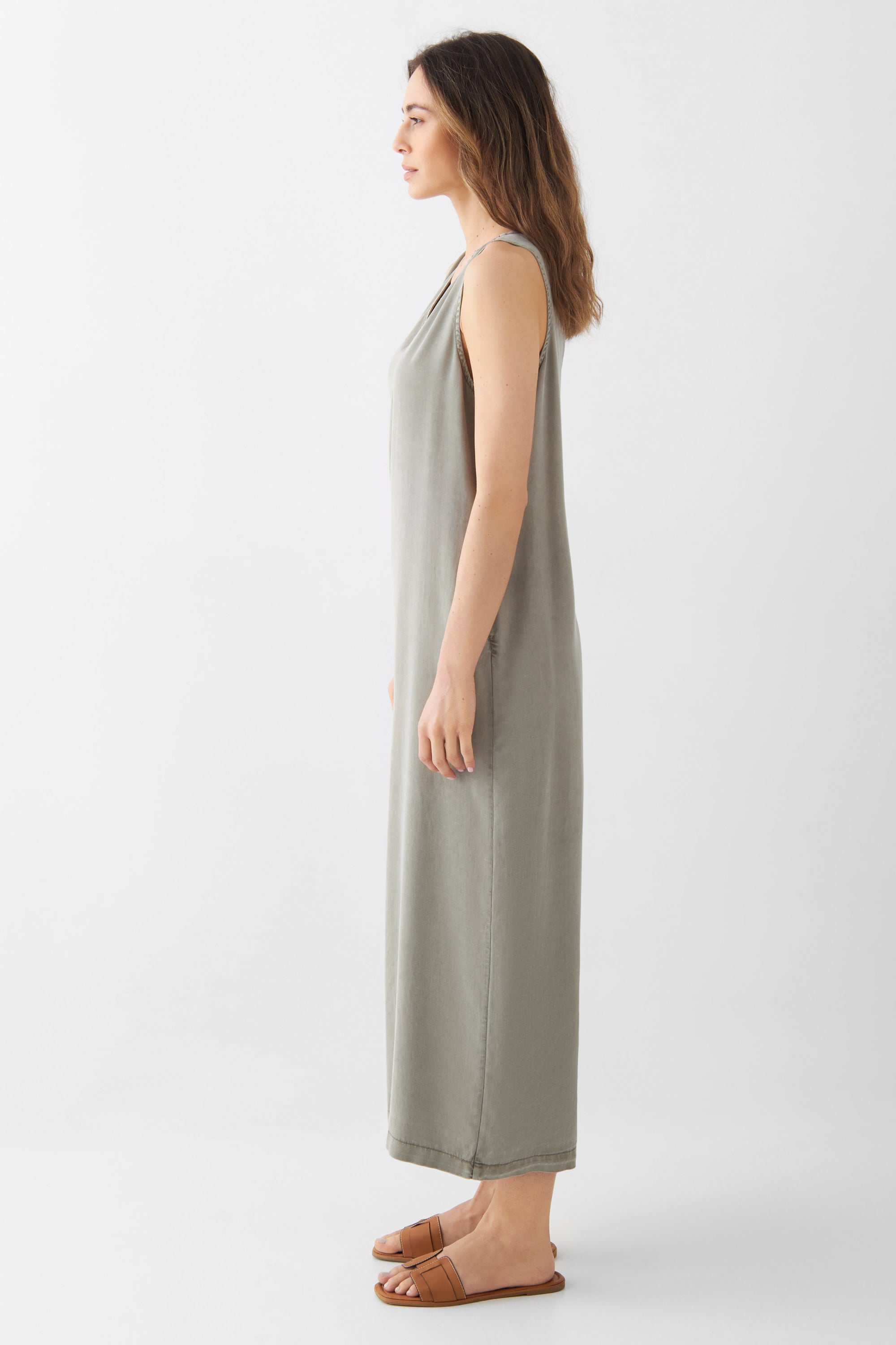 Dawn womens vegan Jumpsuit Moonlight Rock Olive