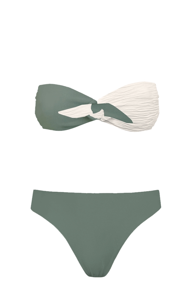 85632 - Damen vegan Bikiniset Slim Taijitu Salbei GrÃ¼n