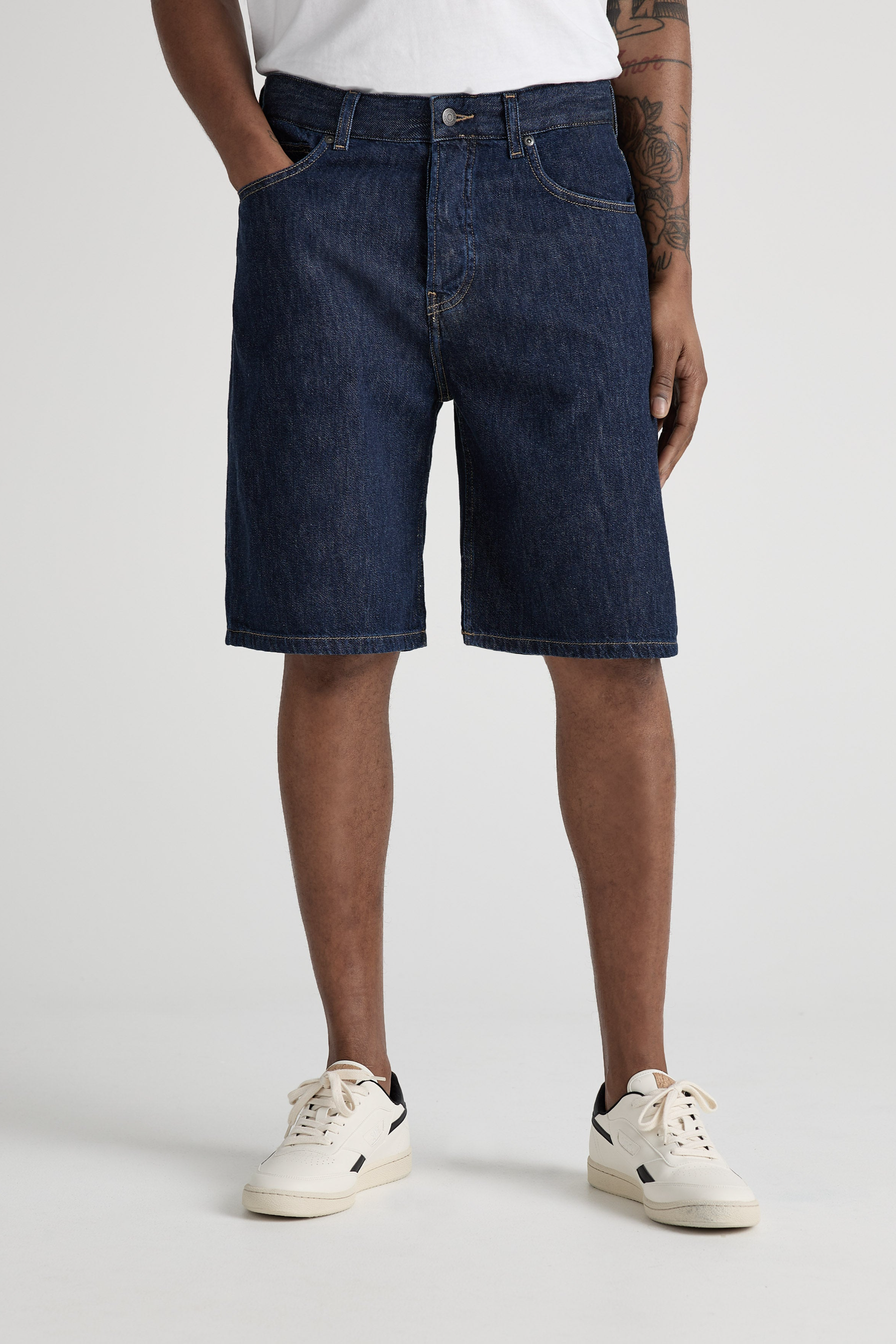 MUD Jeans Herren vegan Denim Short James Stone Indigo